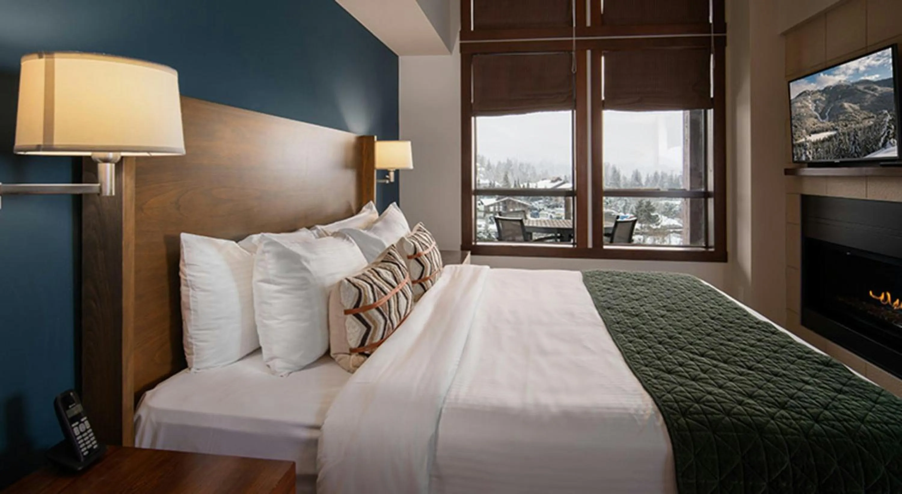 Bedroom, Bed in Evolution Whistler, by Lodging Ovations