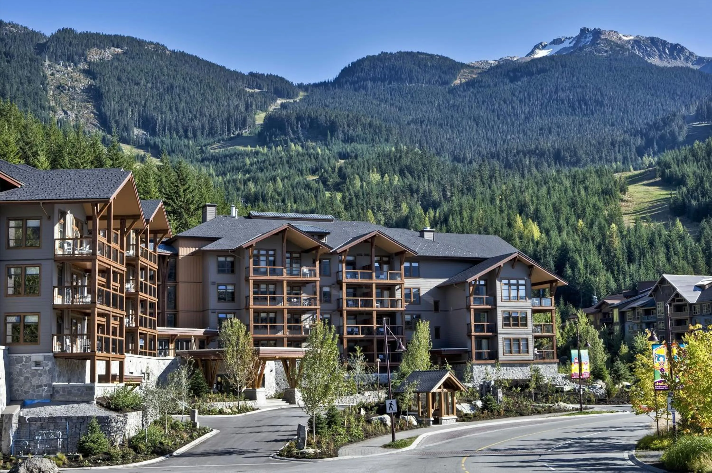 Property building in Evolution Whistler, by Lodging Ovations