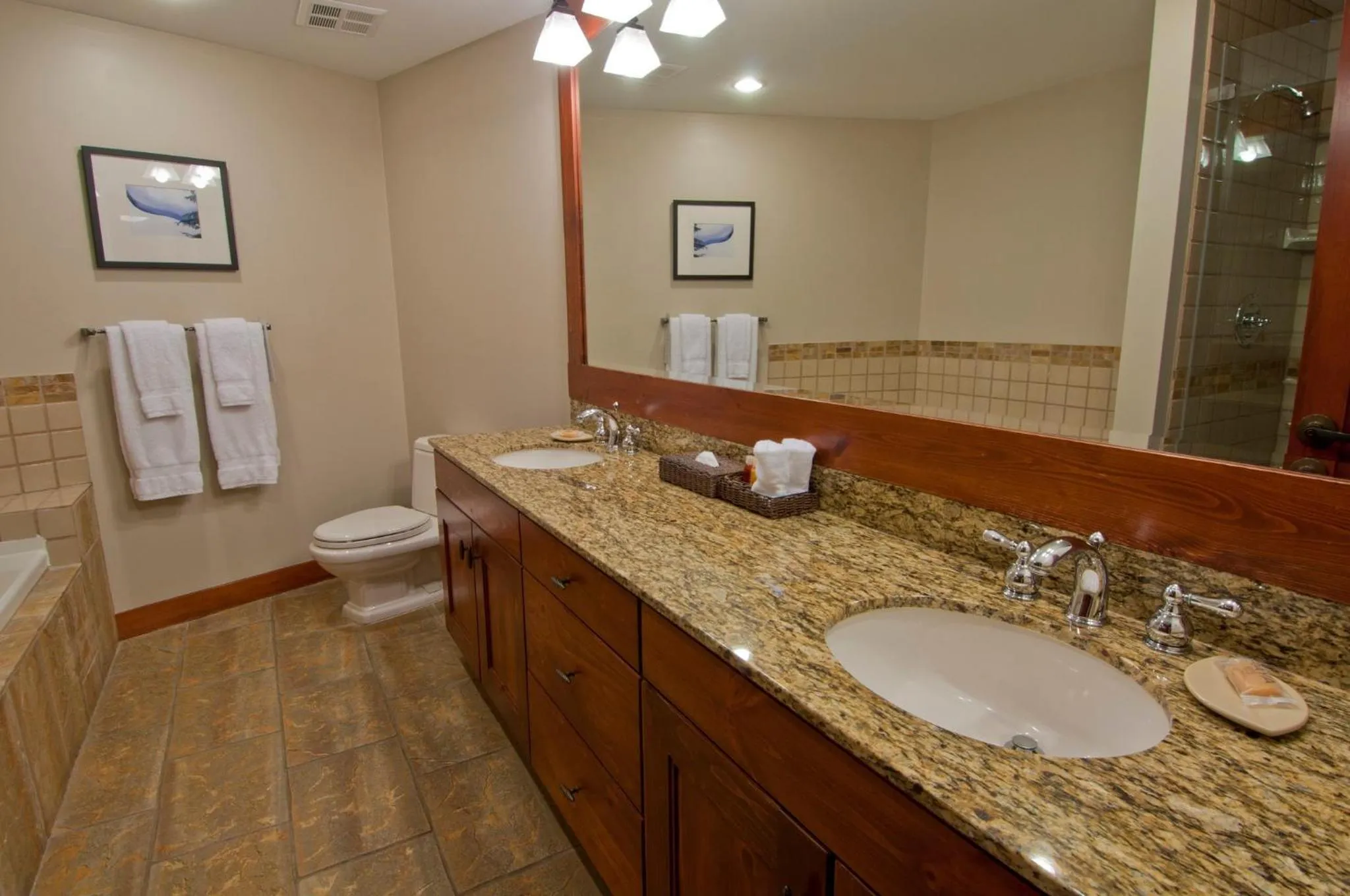 Bathroom in First Tracks Lodge