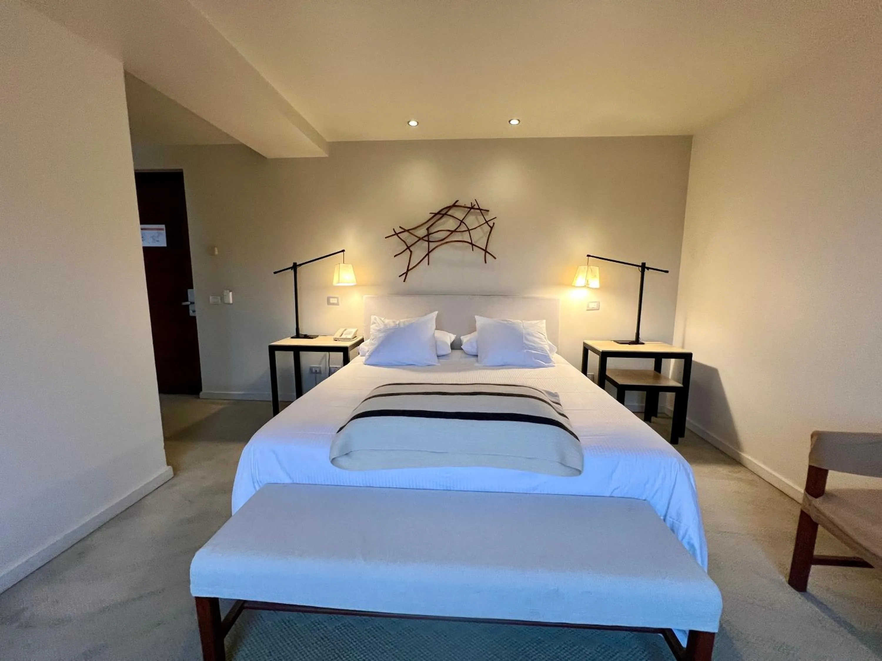 Bed in Hotel Patagonico