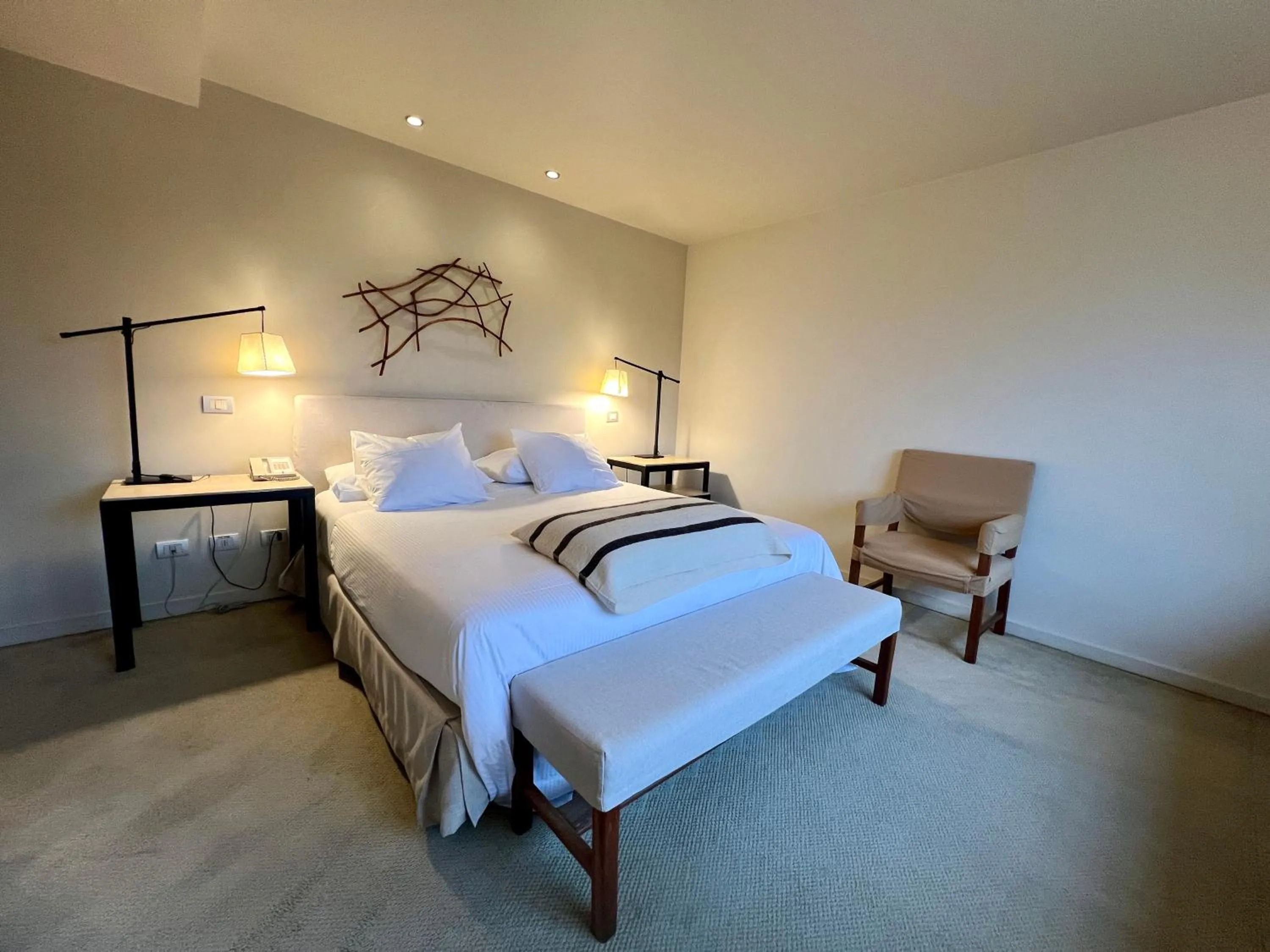 Bed in Hotel Patagonico