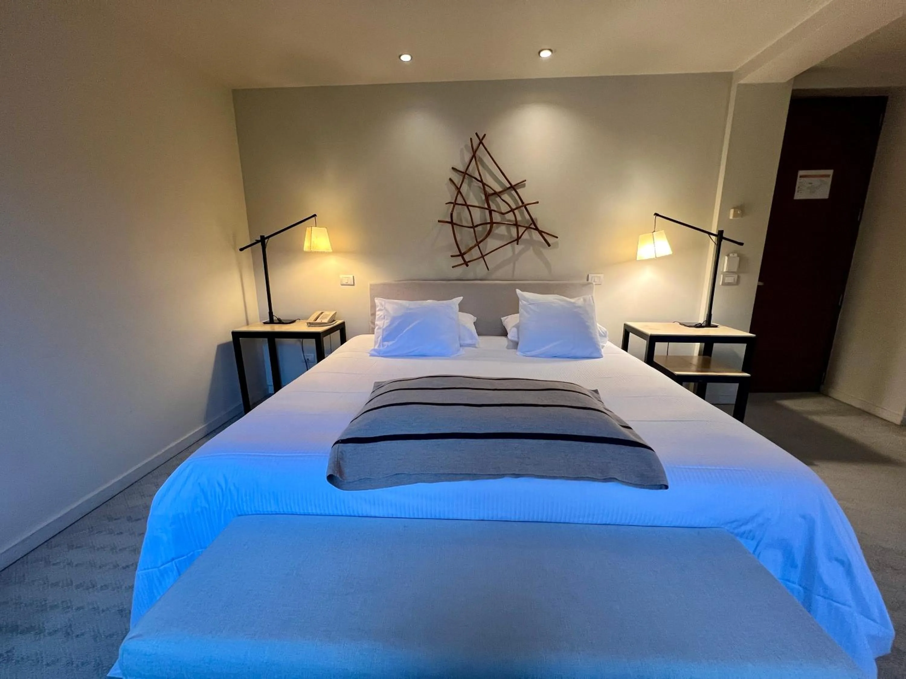 Bed in Hotel Patagonico