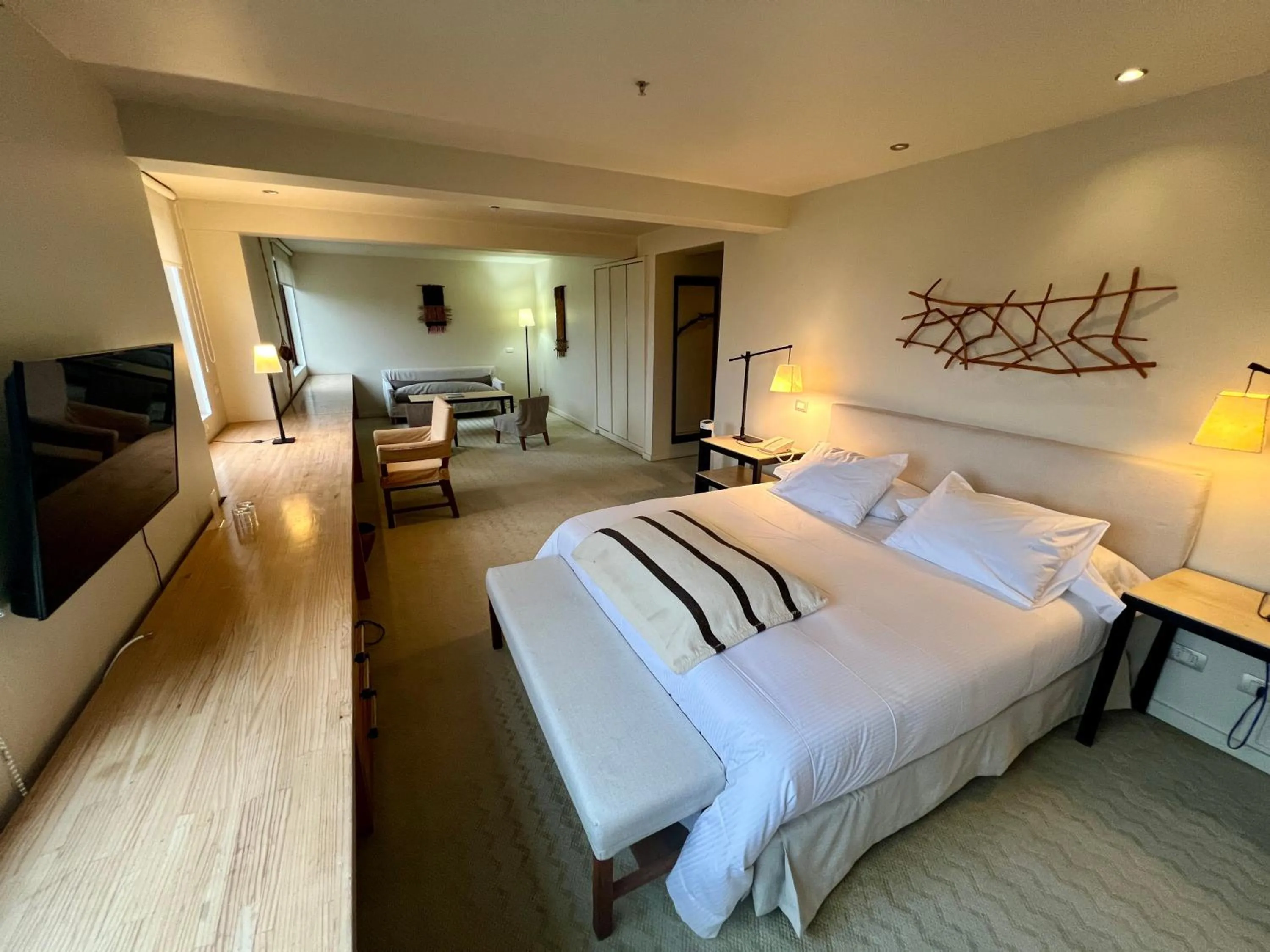 Bed in Hotel Patagonico