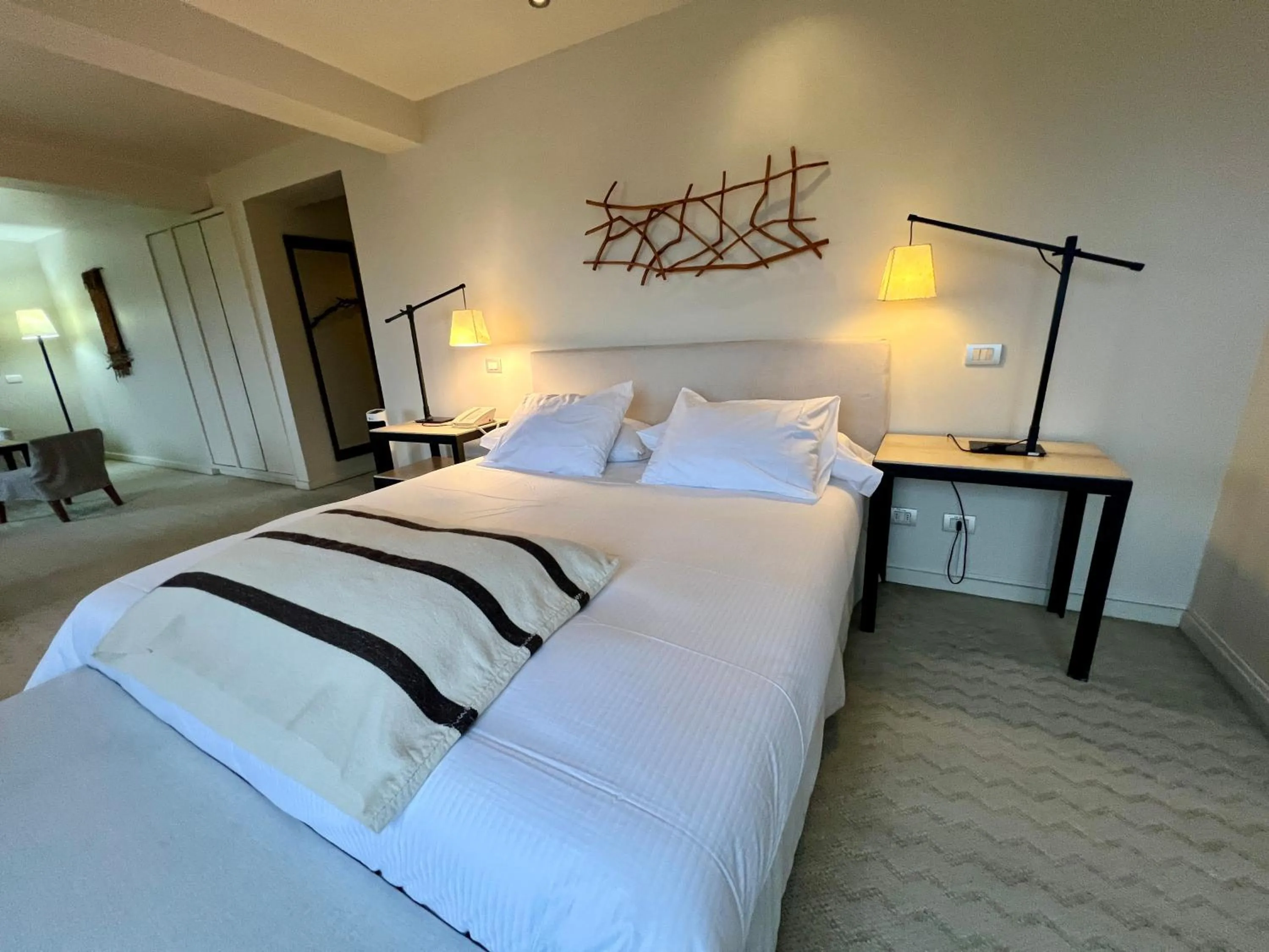 Bed in Hotel Patagonico