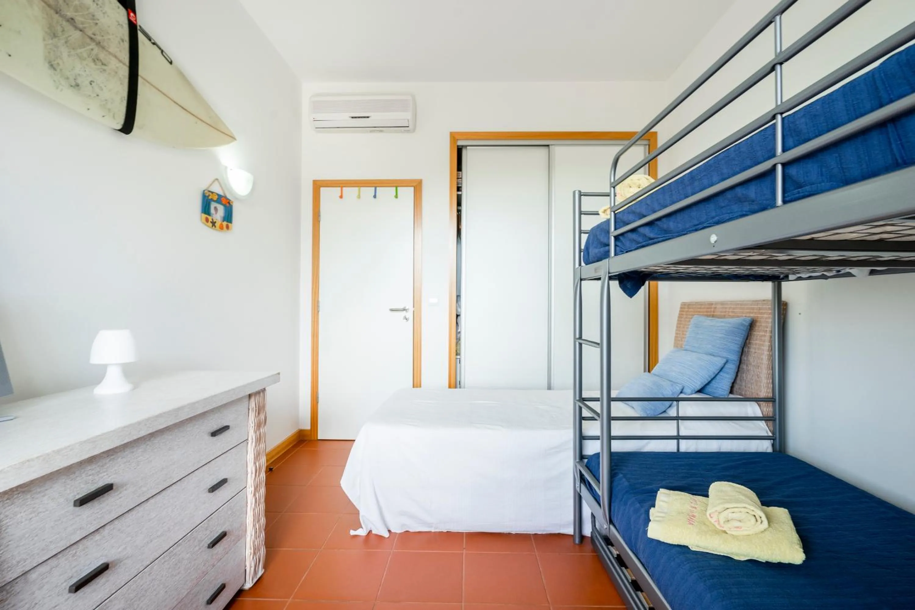 Bedroom, Bed in Golf Residence Apartment