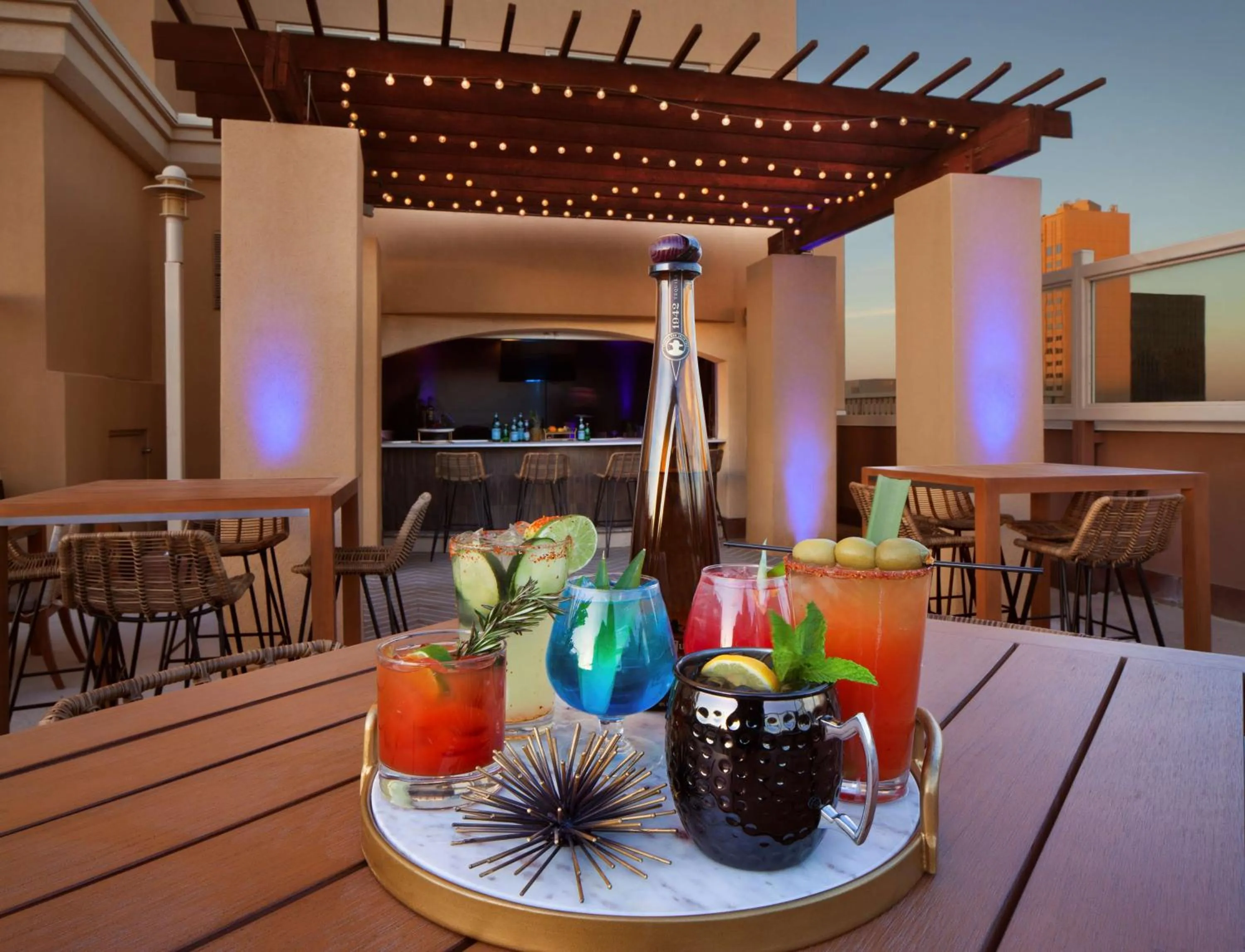 Patio in DoubleTree by Hilton El Paso Downtown