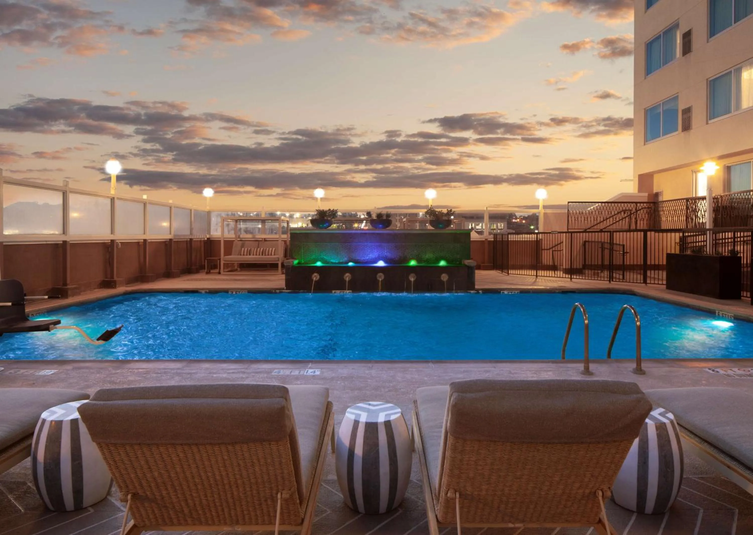 Pool view in DoubleTree by Hilton El Paso Downtown