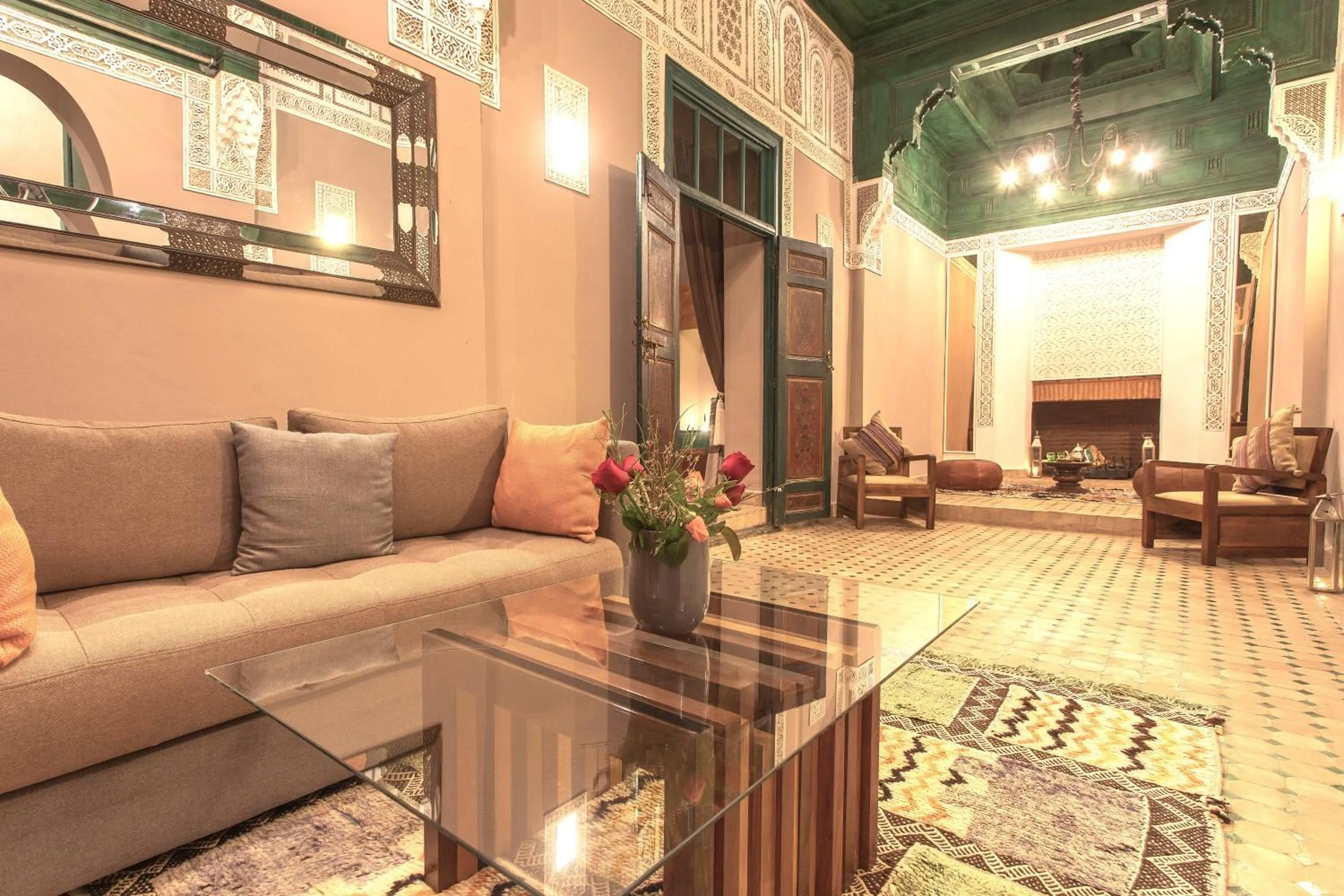 Living room in Le Medina Privilège Riad & Spa