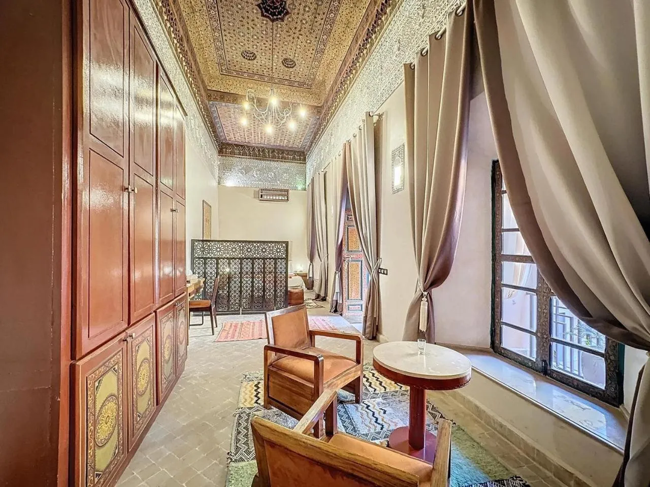 Seating area in Le Medina Privilège Riad & Spa