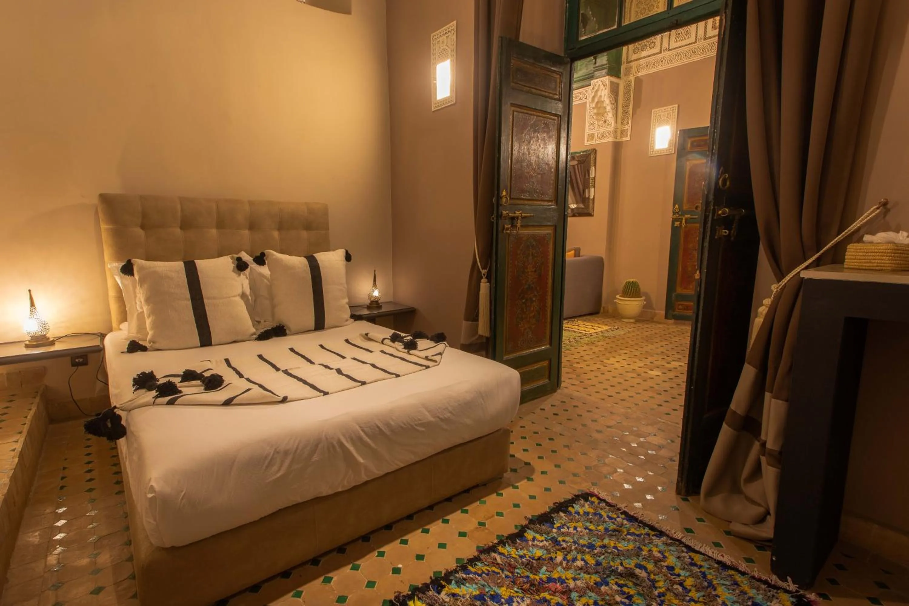 Bed in Le Medina Privilège Riad & Spa