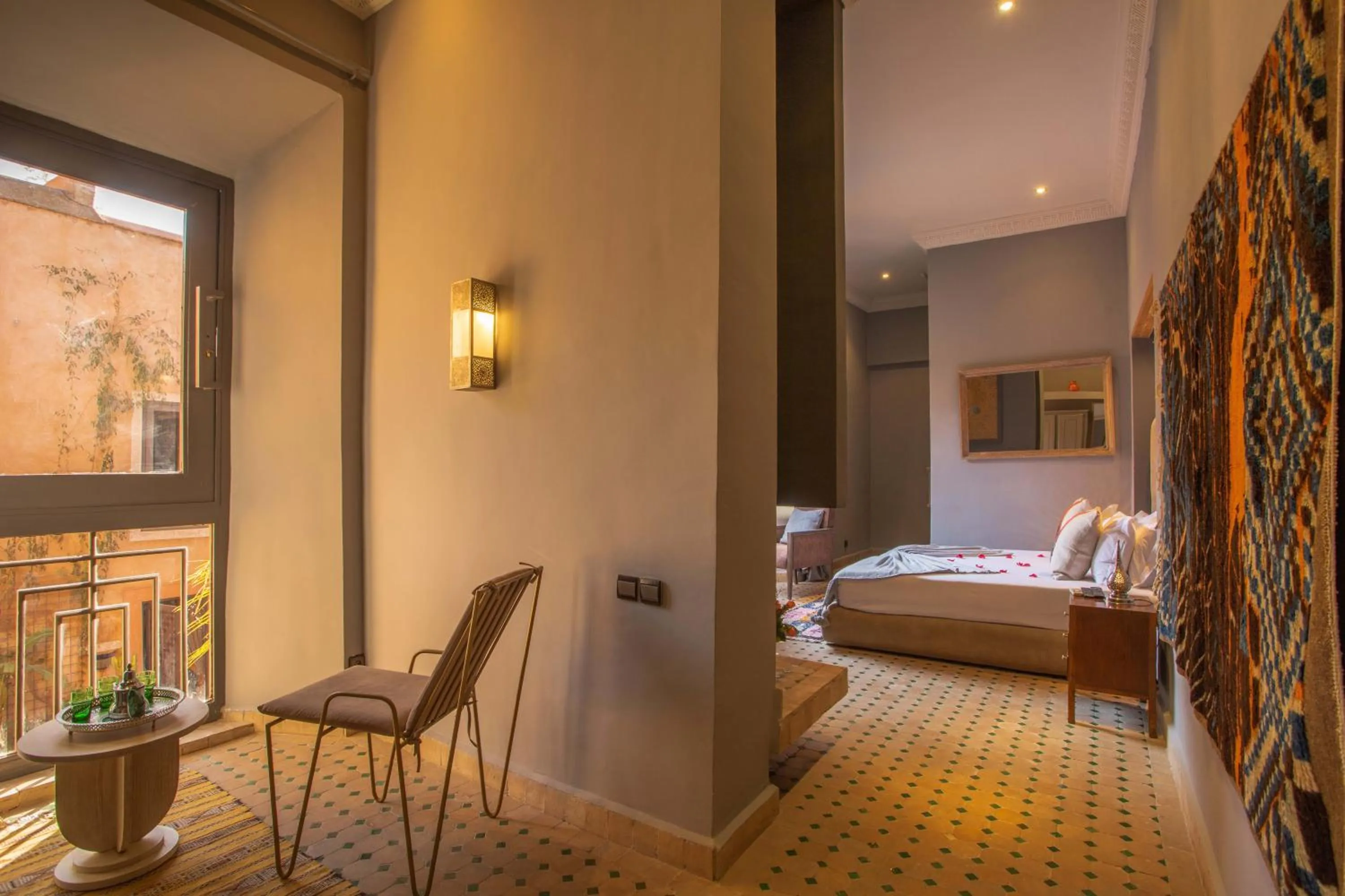 Bed in Le Medina Privilège Riad & Spa