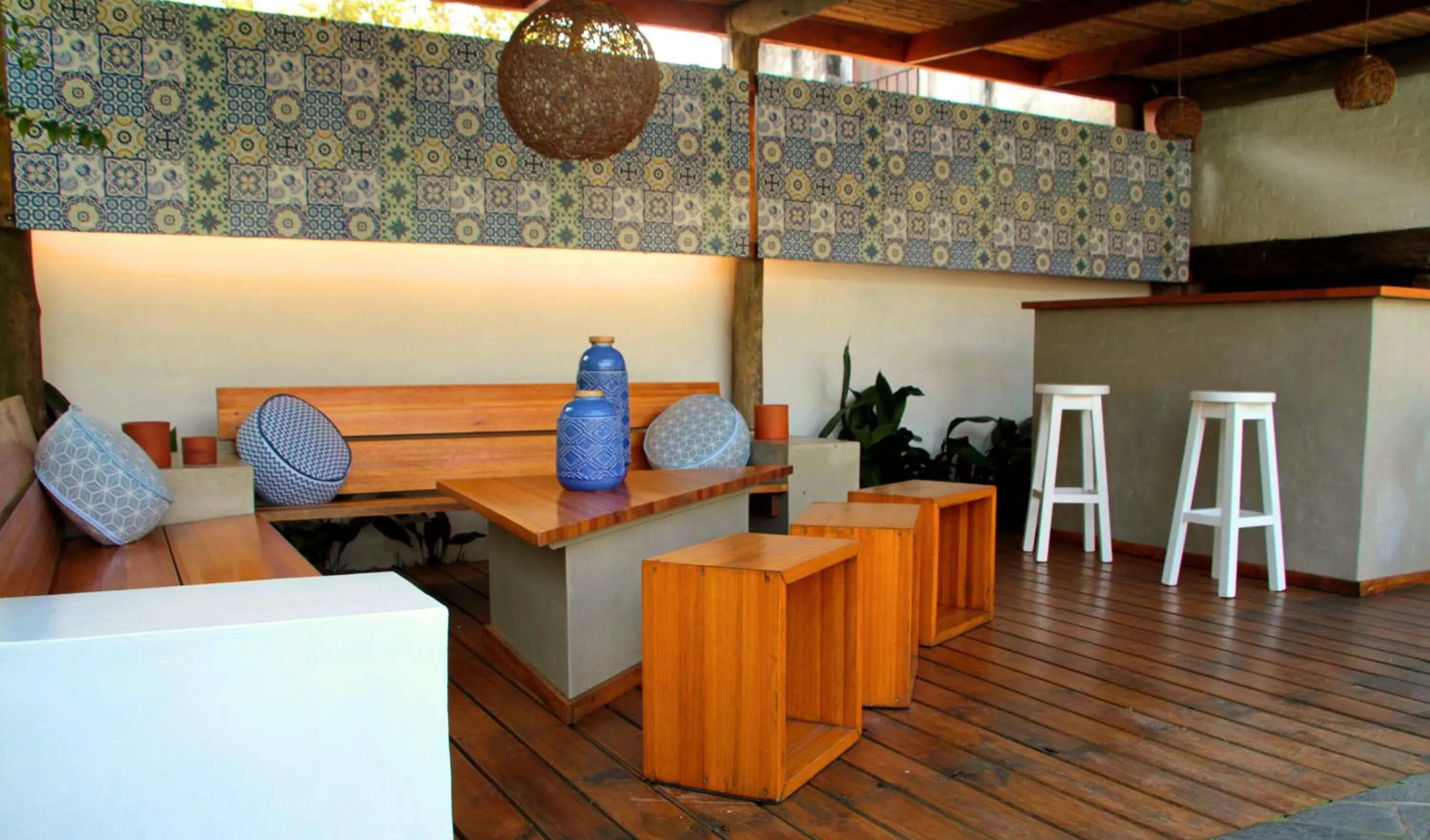 BBQ facilities in Posada El Capullo