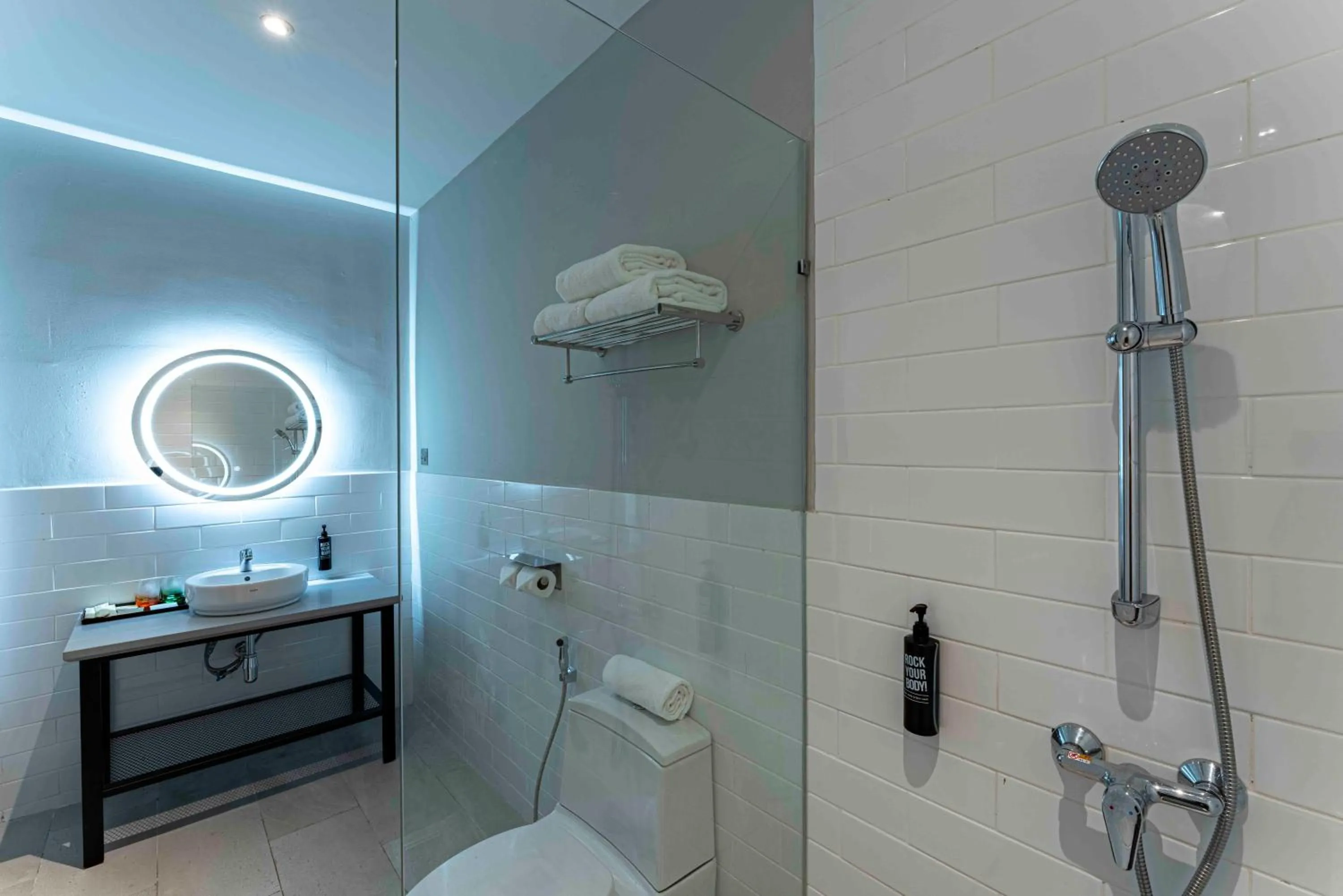 Bathroom in ibis Styles Sepang KLIA