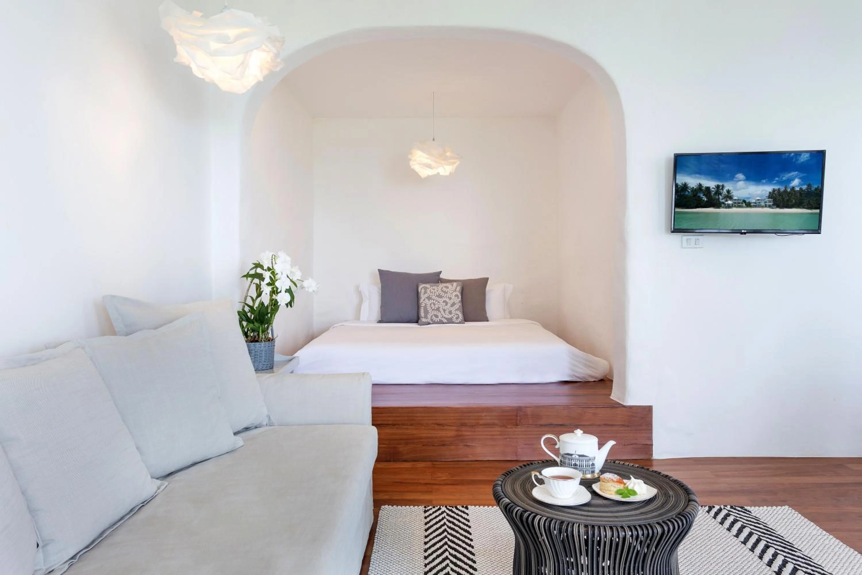 Bed in Villa Nalinnadda Petite Hotel & Spa, Adults Only - SHA Extra Plus