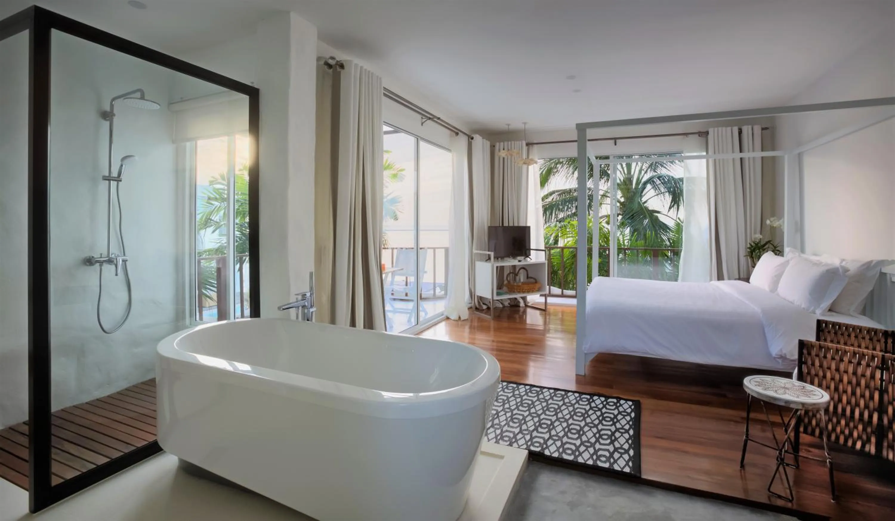 Bed in Villa Nalinnadda Petite Hotel & Spa, Adults Only - SHA Extra Plus