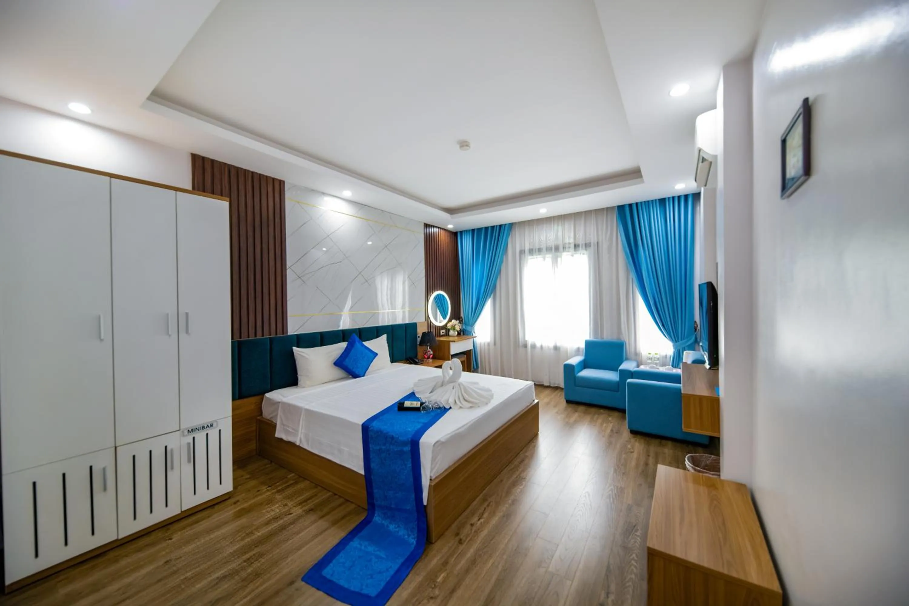 Photo of the whole room, Bed in Aquarius Grand Hotel