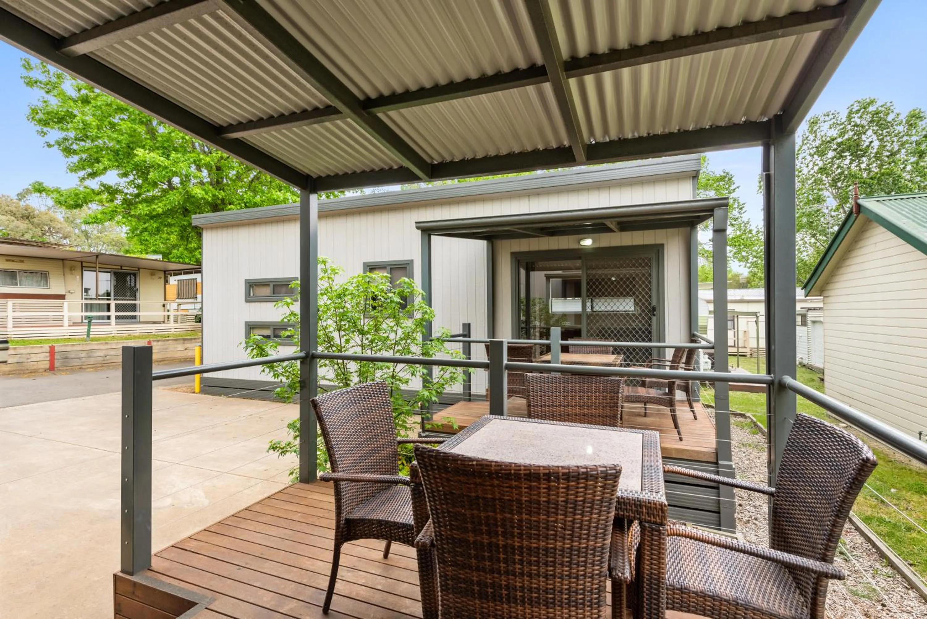 Balcony/Terrace in Discovery Parks - Lake Hume, Victoria