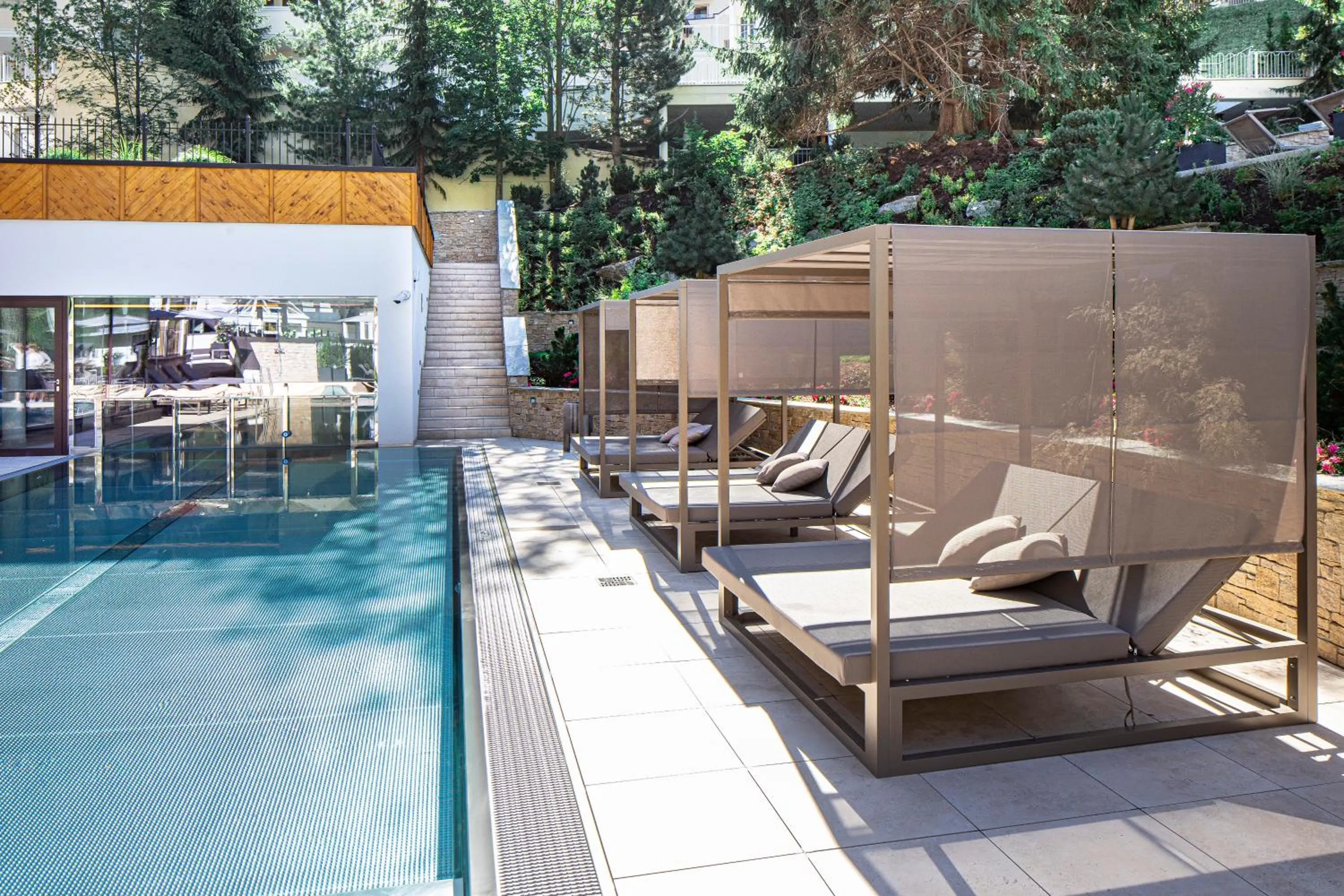 Swimming pool in Superior Hotel Post Ischgl