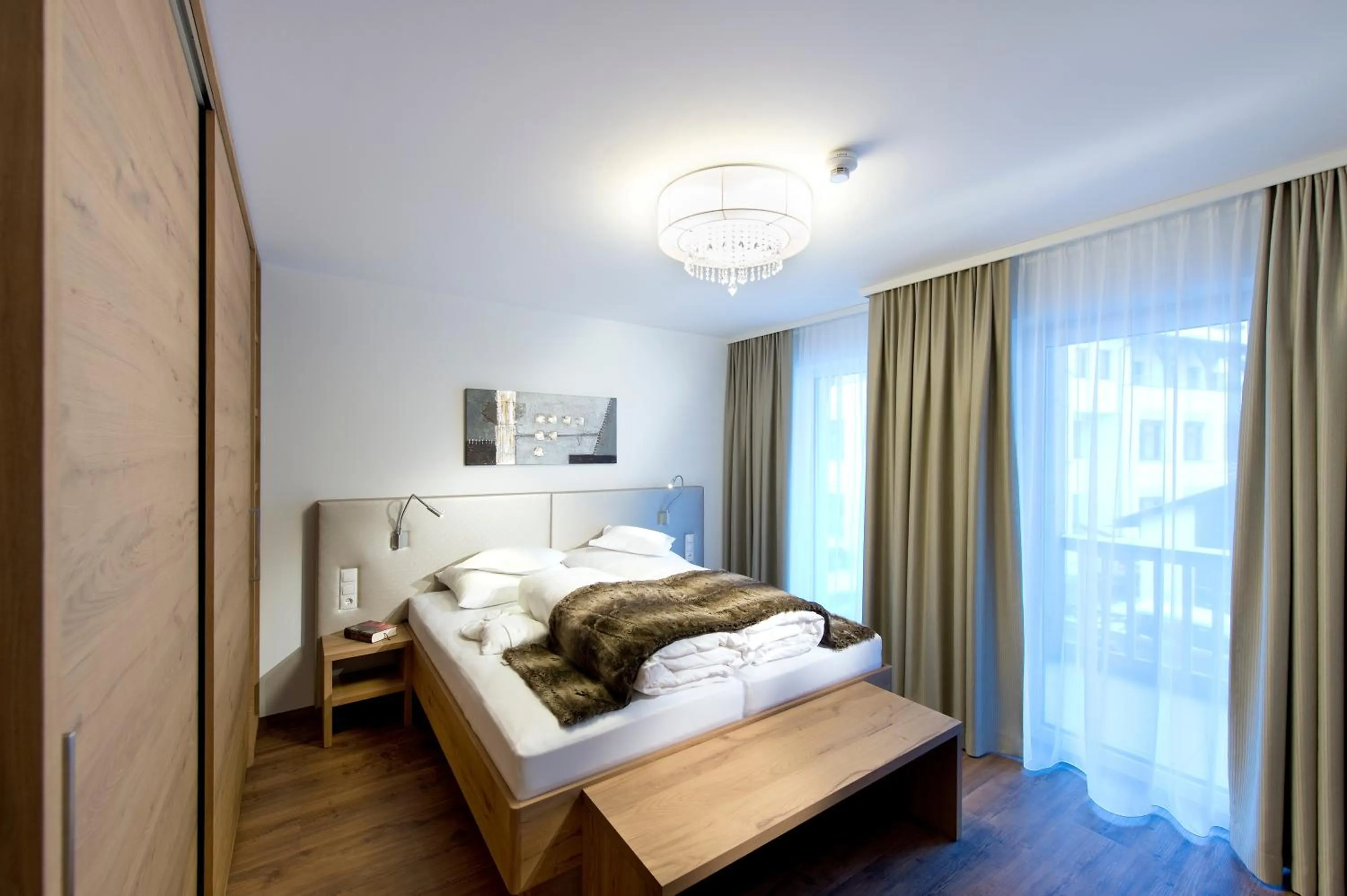 Bed in Superior Hotel Post Ischgl