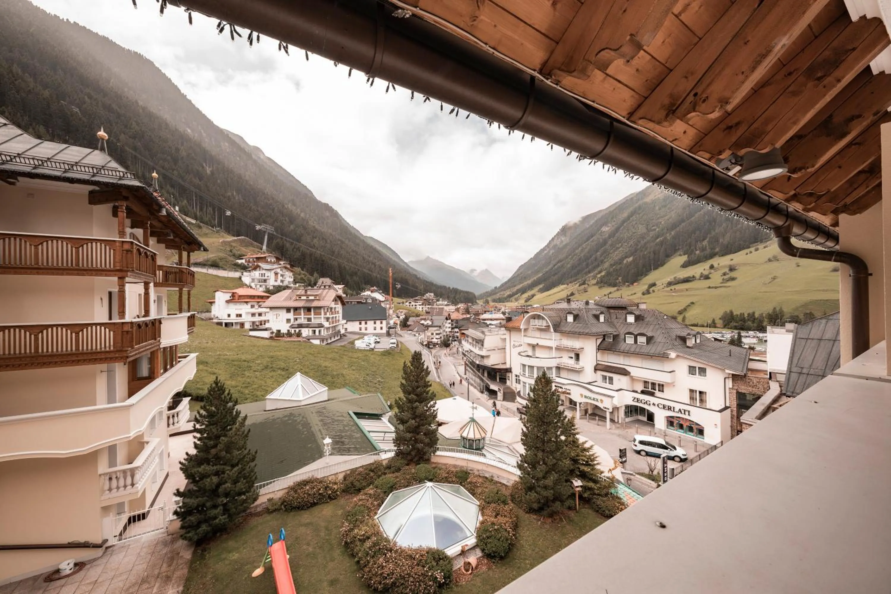 City view in Superior Hotel Post Ischgl