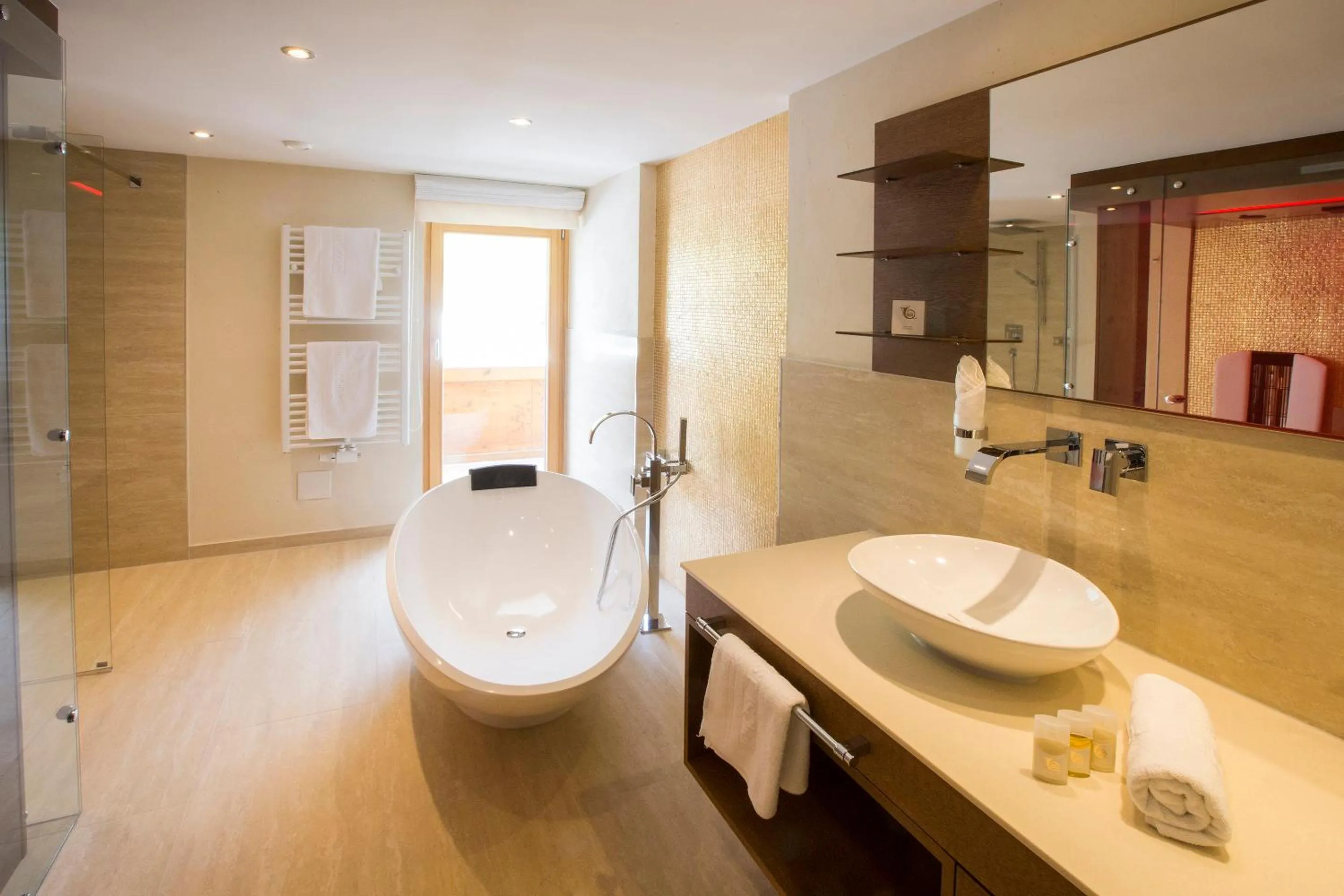 Bathroom in Superior Hotel Post Ischgl