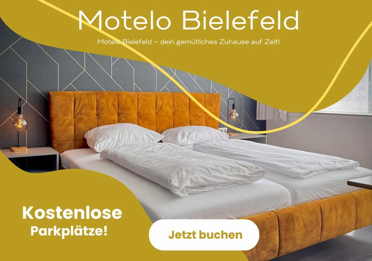 Bed in MOTELO Bielefeld - Smart HOTEL
