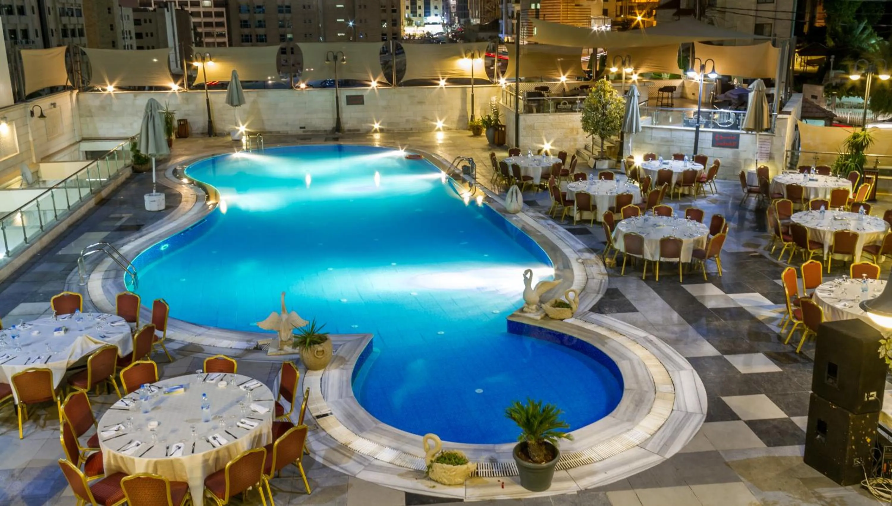 Balcony/Terrace, Swimming Pool in Days Inn Hotel & Suites Amman