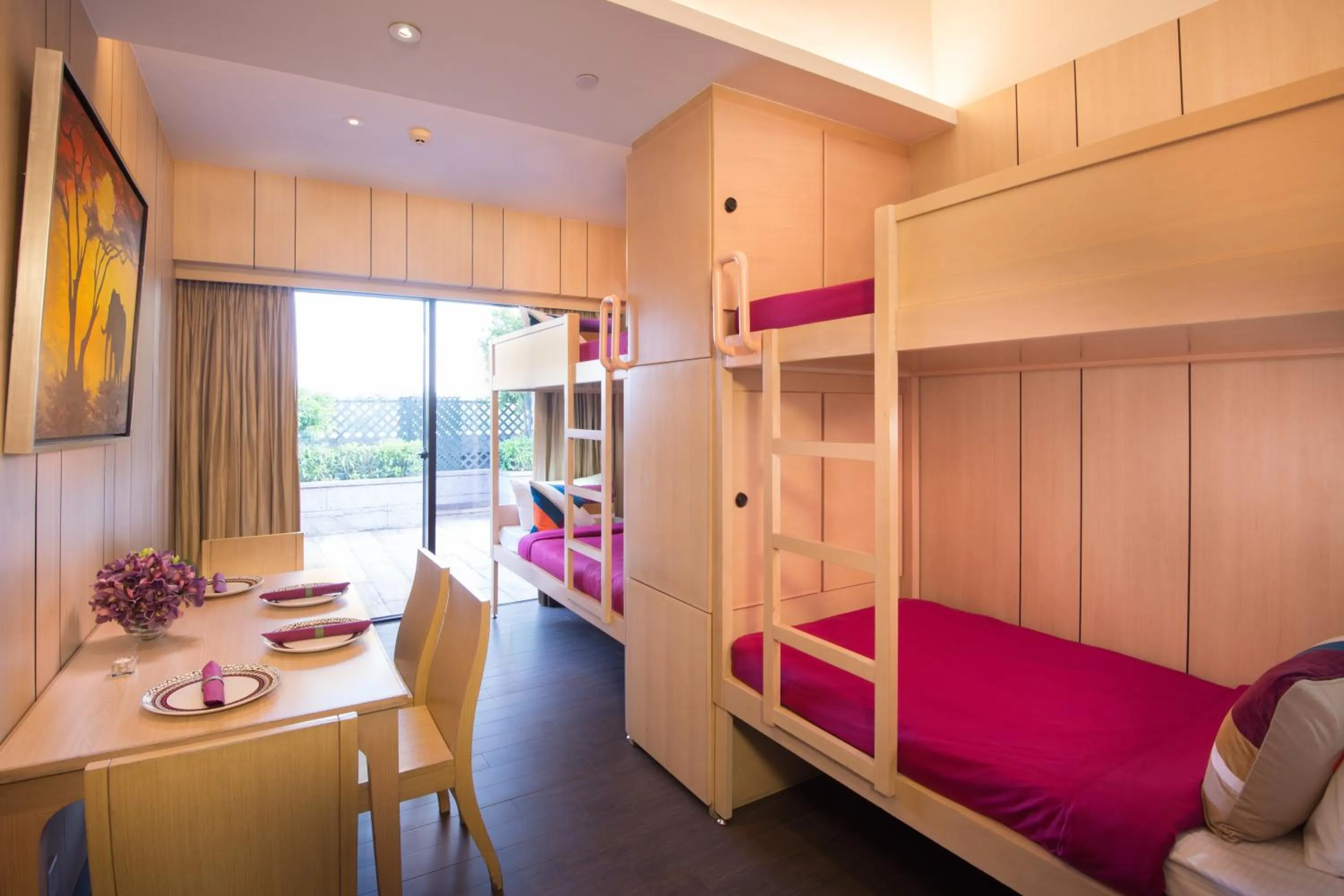Bed in Noah’s Ark Hotel & Resort