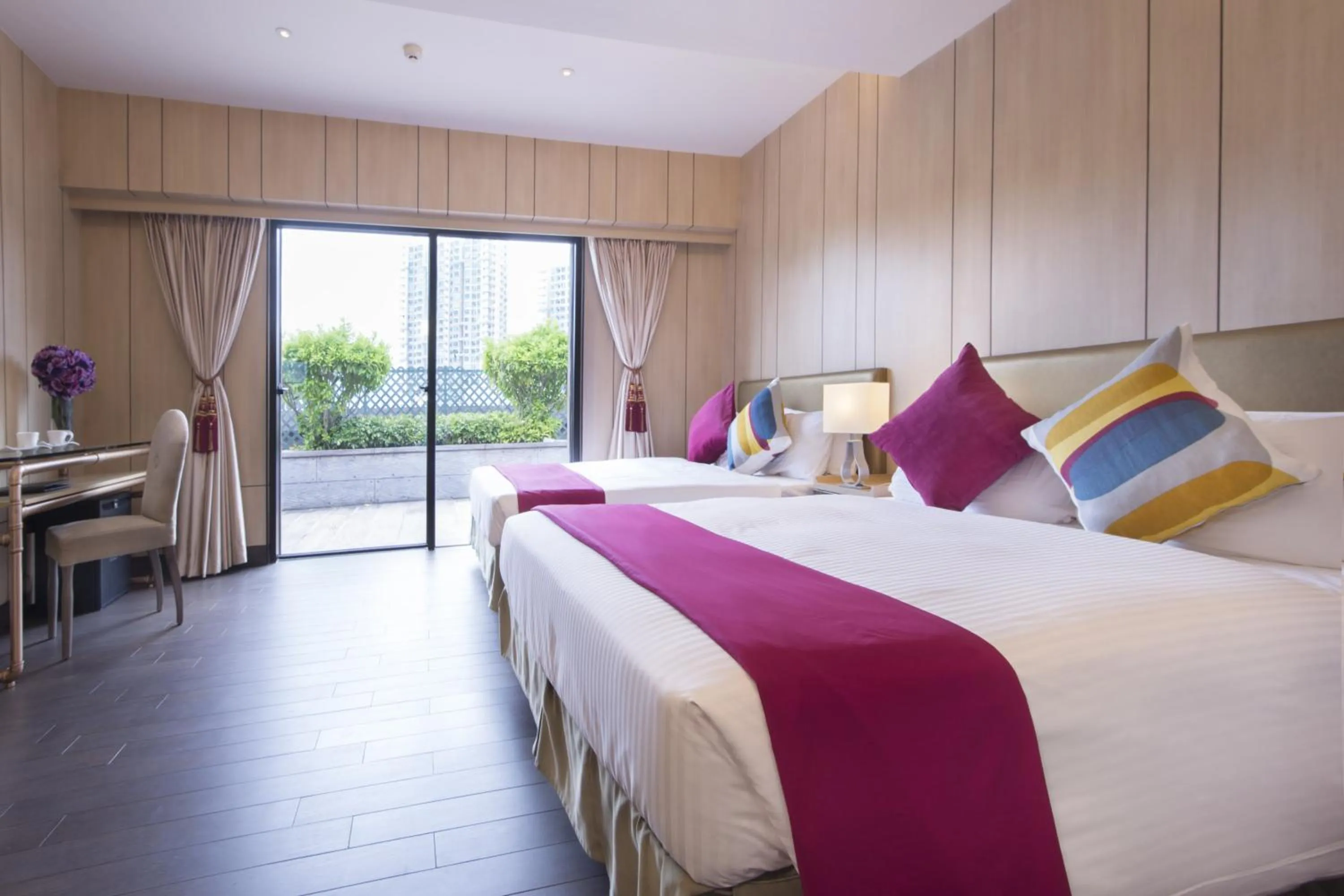 Bed in Noah’s Ark Hotel & Resort