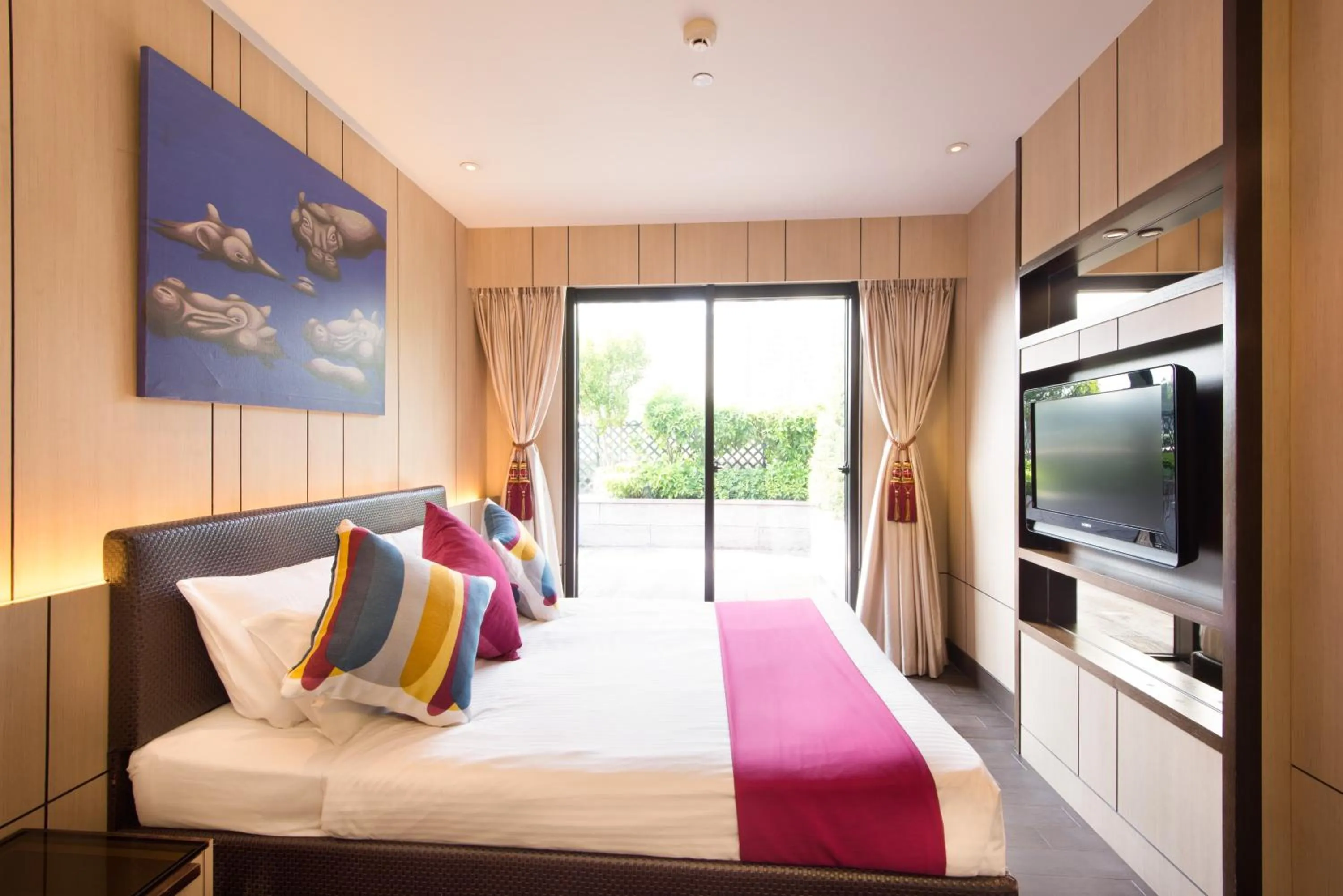 Bed in Noah’s Ark Hotel & Resort