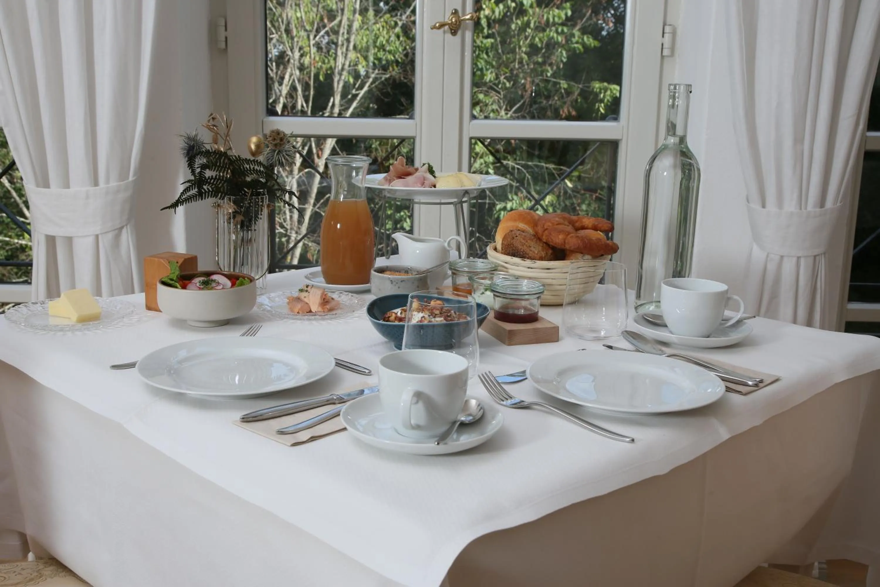 Breakfast in Romantik Hotel Schloss Hohenstein