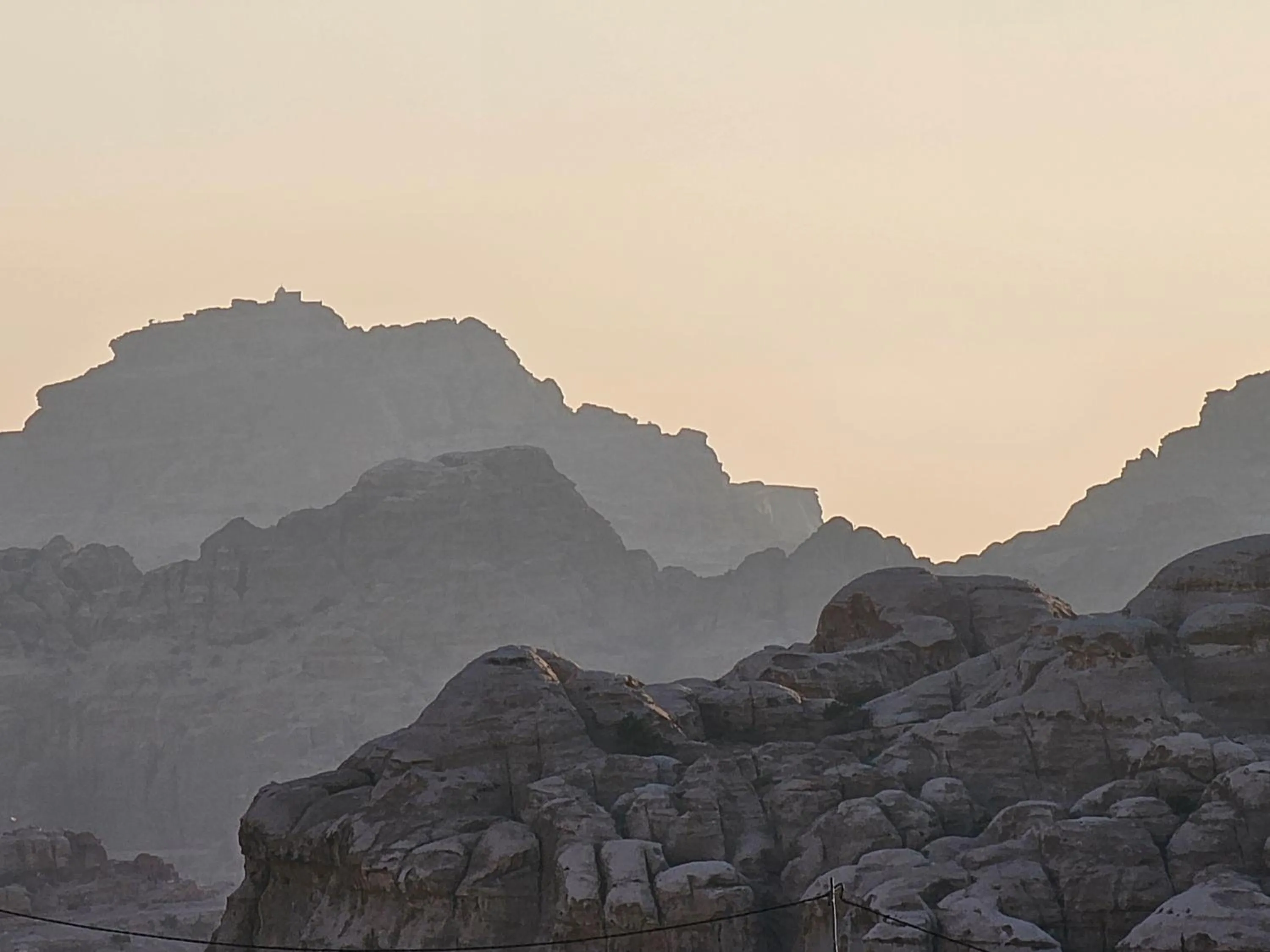 Mountain view in Edom Hotel