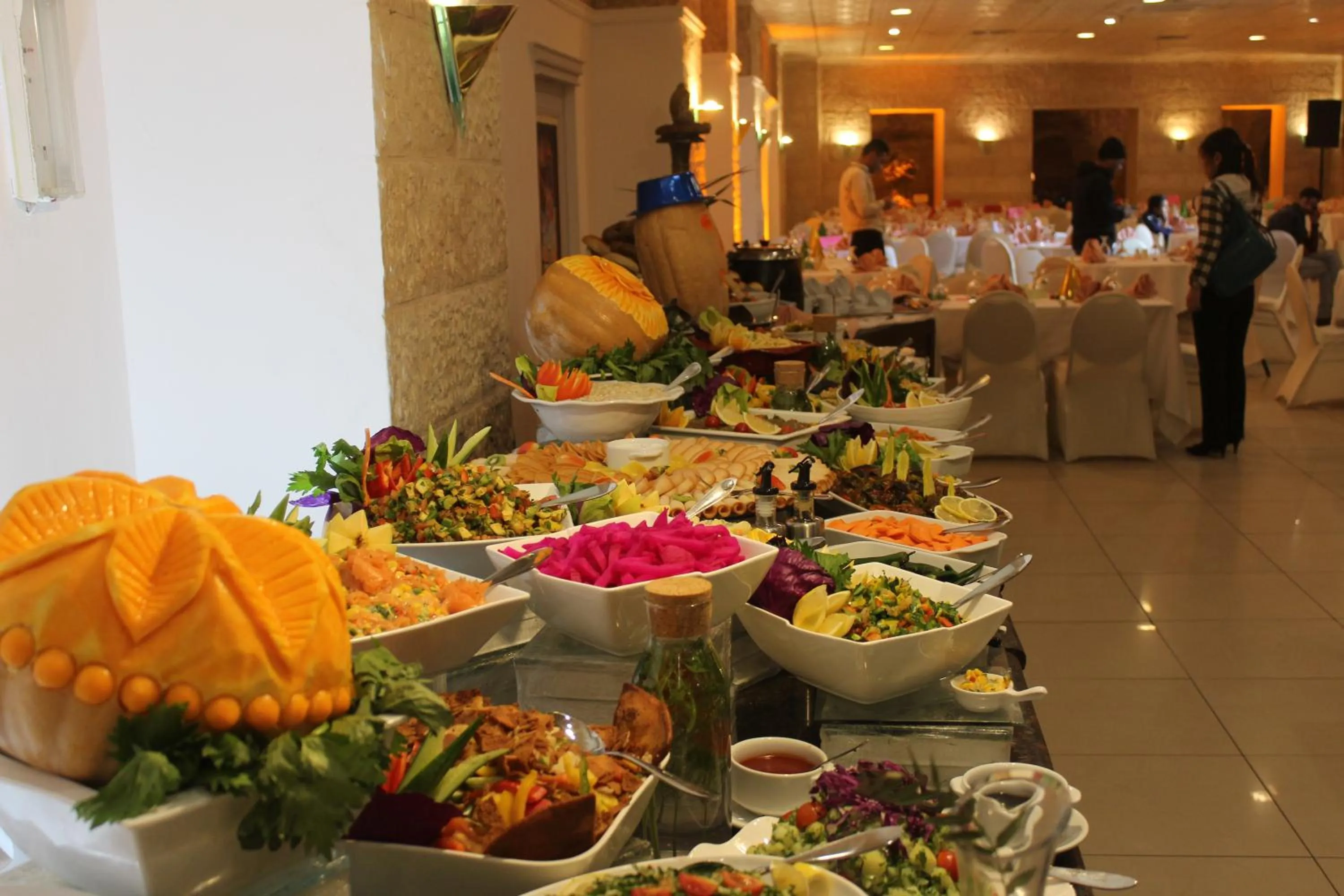 People in Edom Hotel