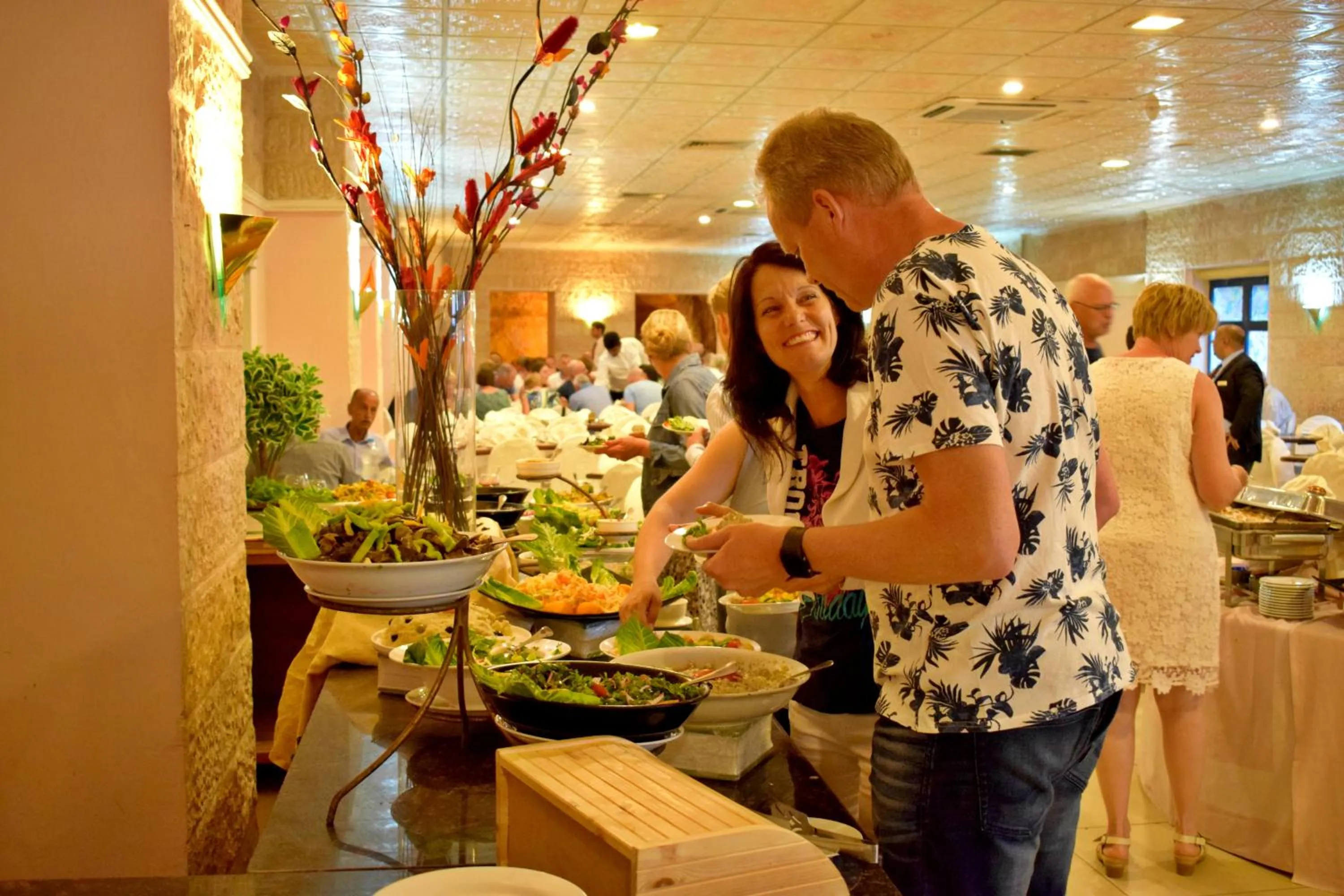 Guests in Edom Hotel