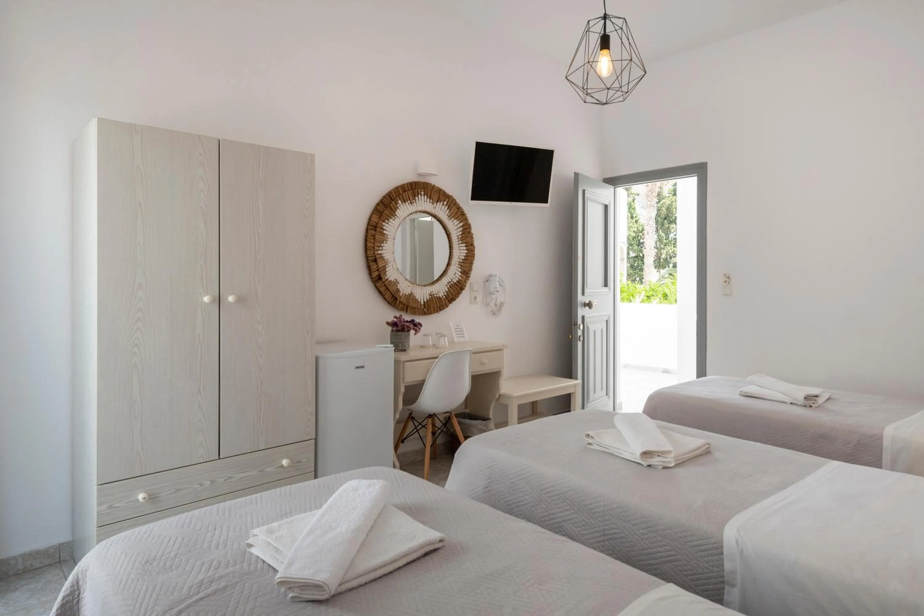 Bed in Galinos Hotel for adults only