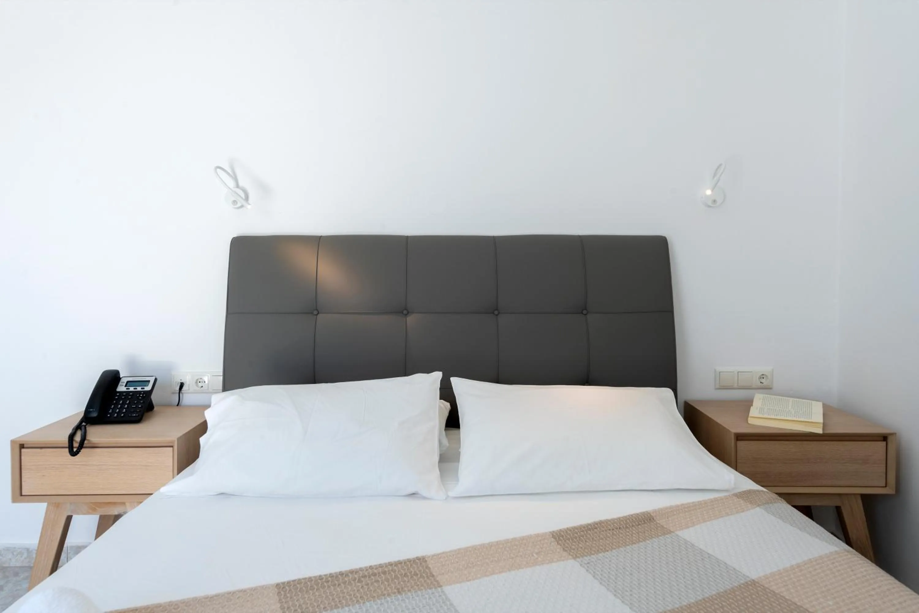 Bed in Galinos Hotel for adults only