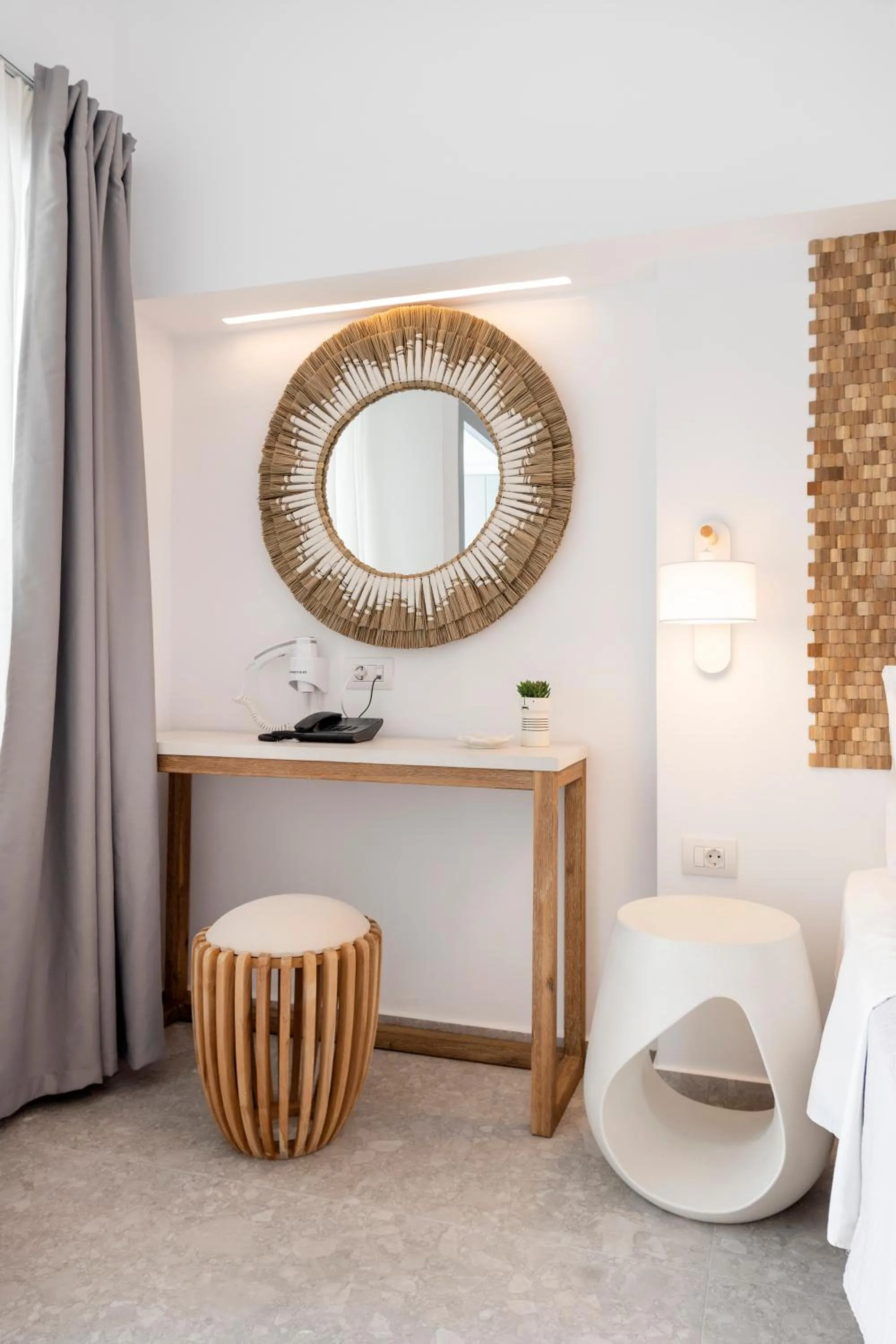 Bed in Galinos Hotel for adults only