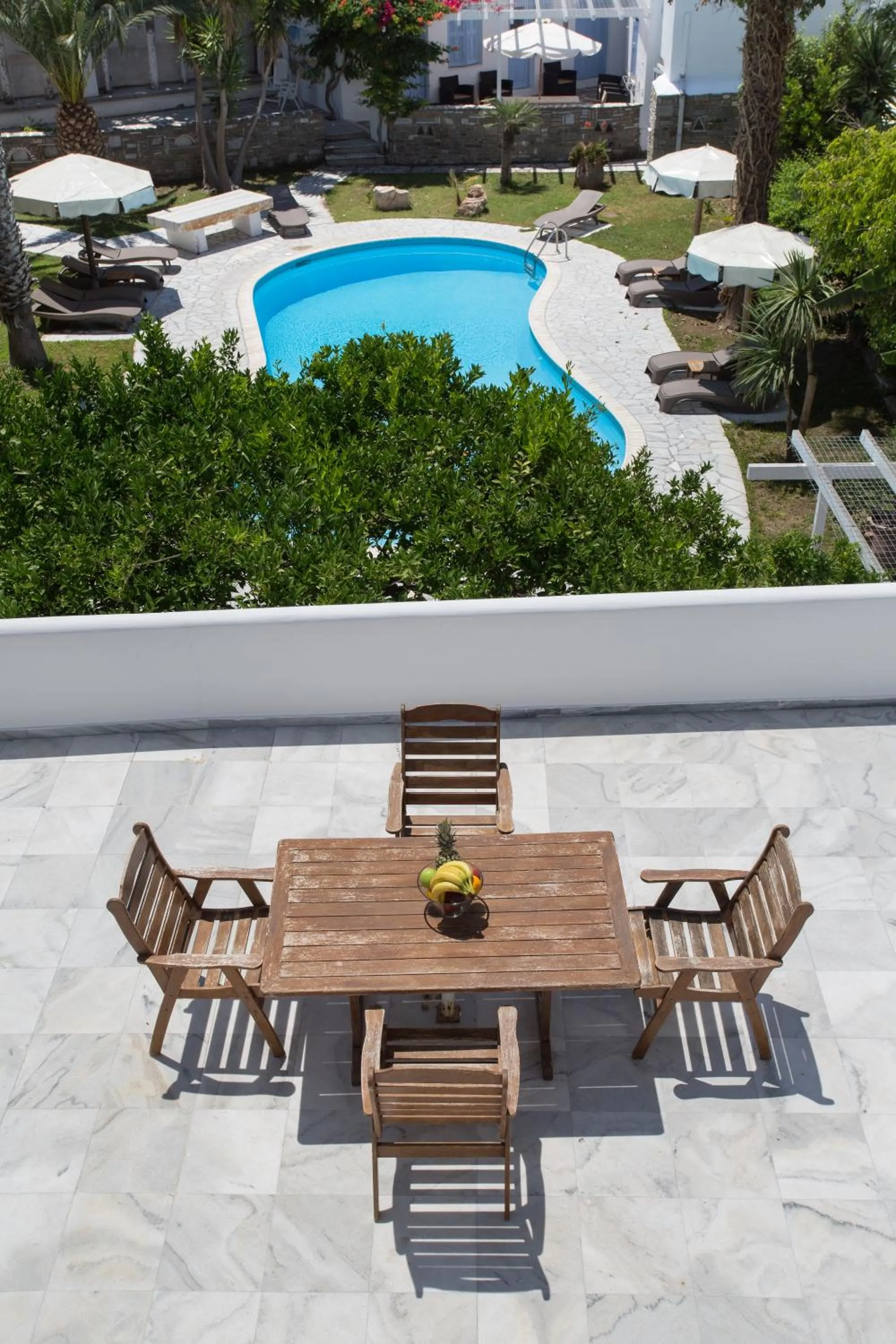 Bird's eye view in Galinos Hotel for adults only