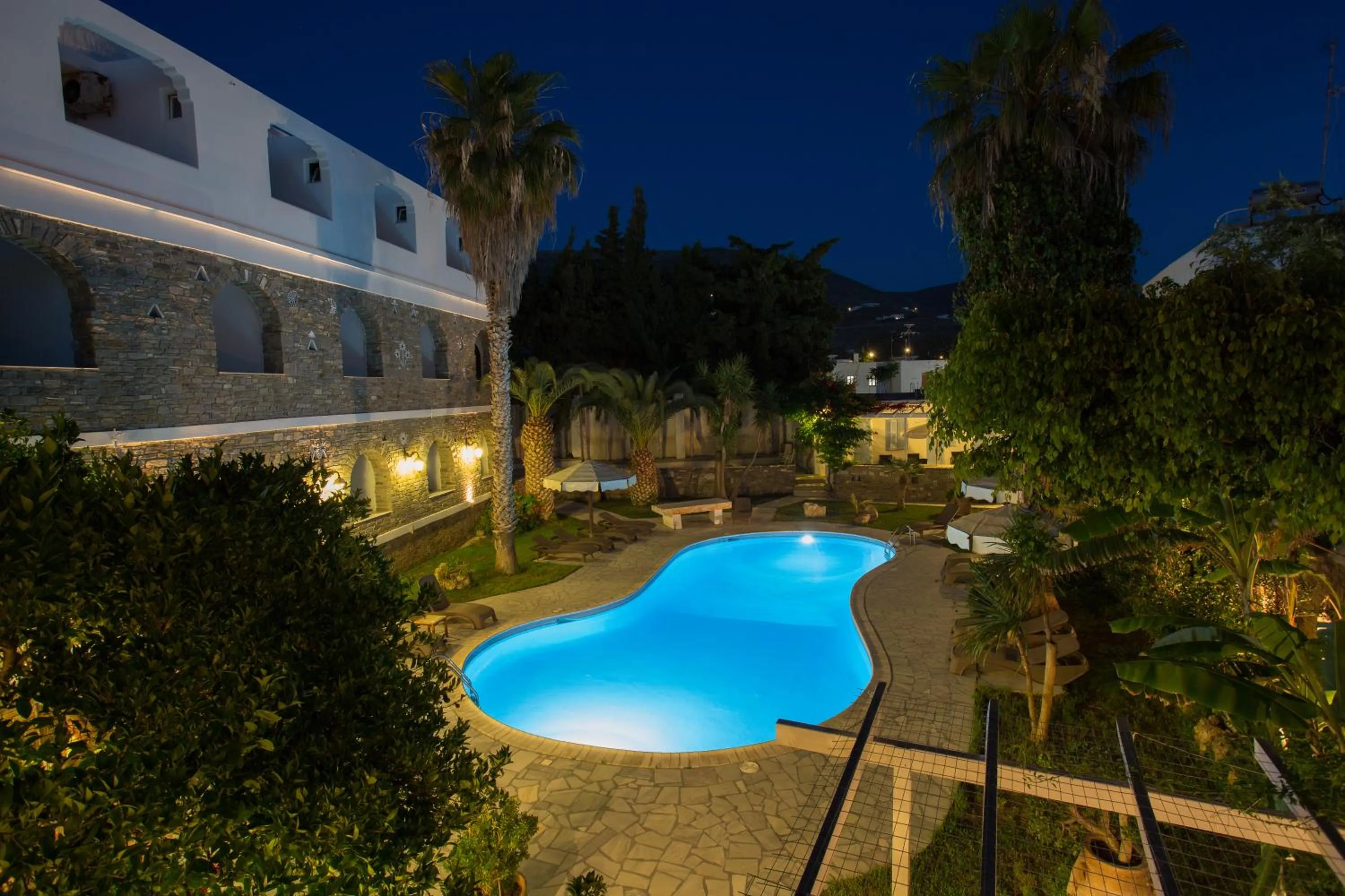 Garden in Galinos Hotel for adults only
