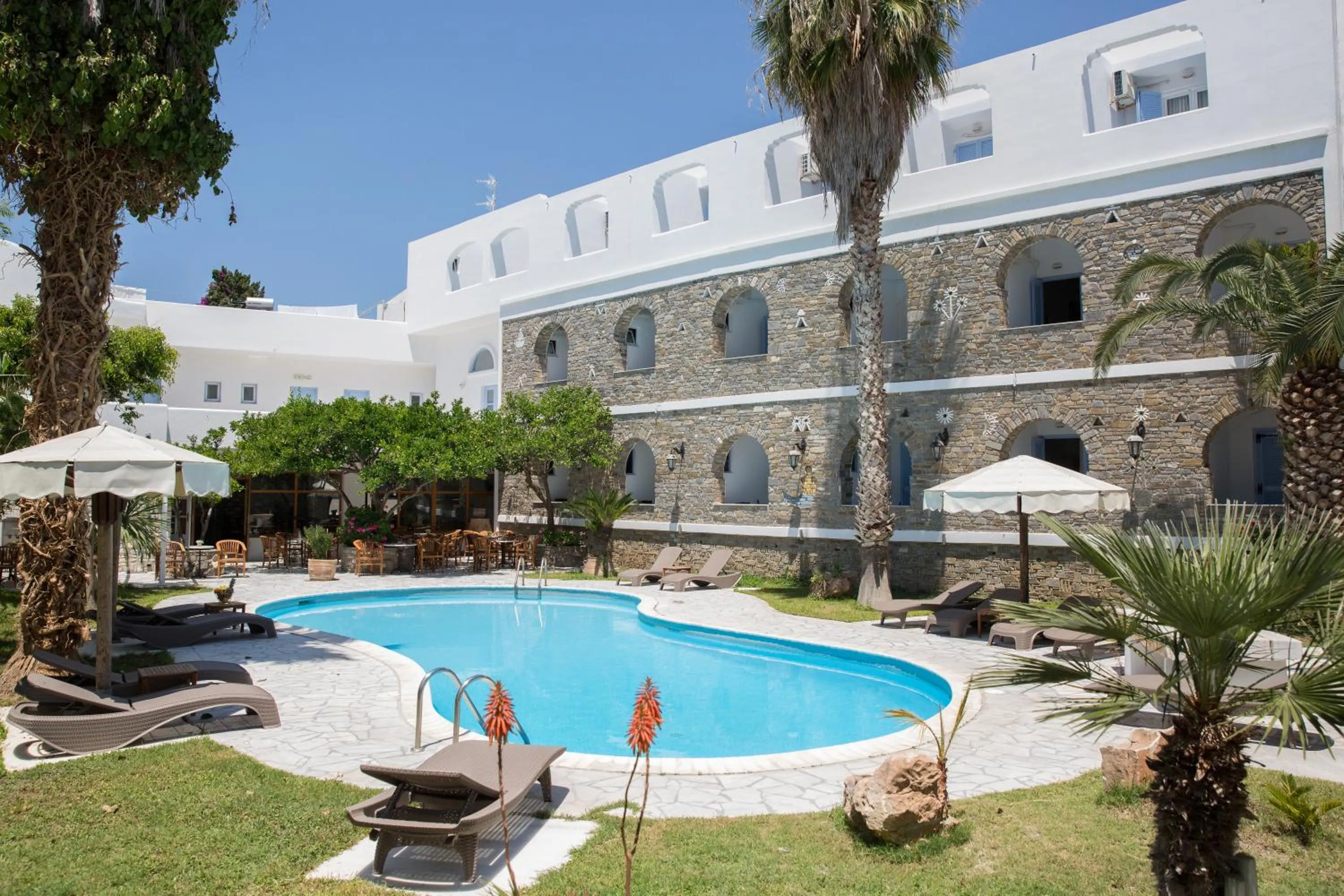 Swimming pool in Galinos Hotel for adults only