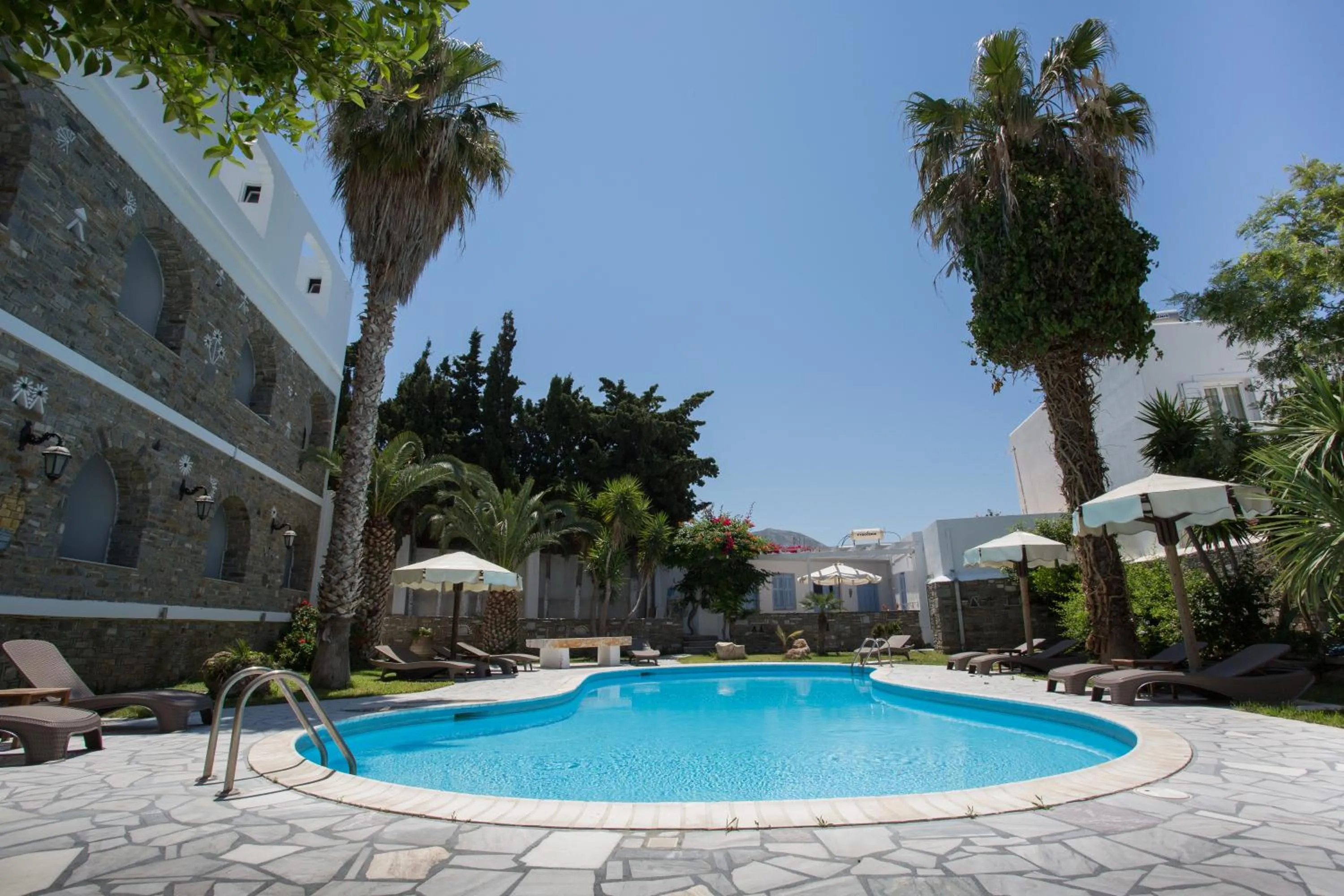 Garden in Galinos Hotel for adults only