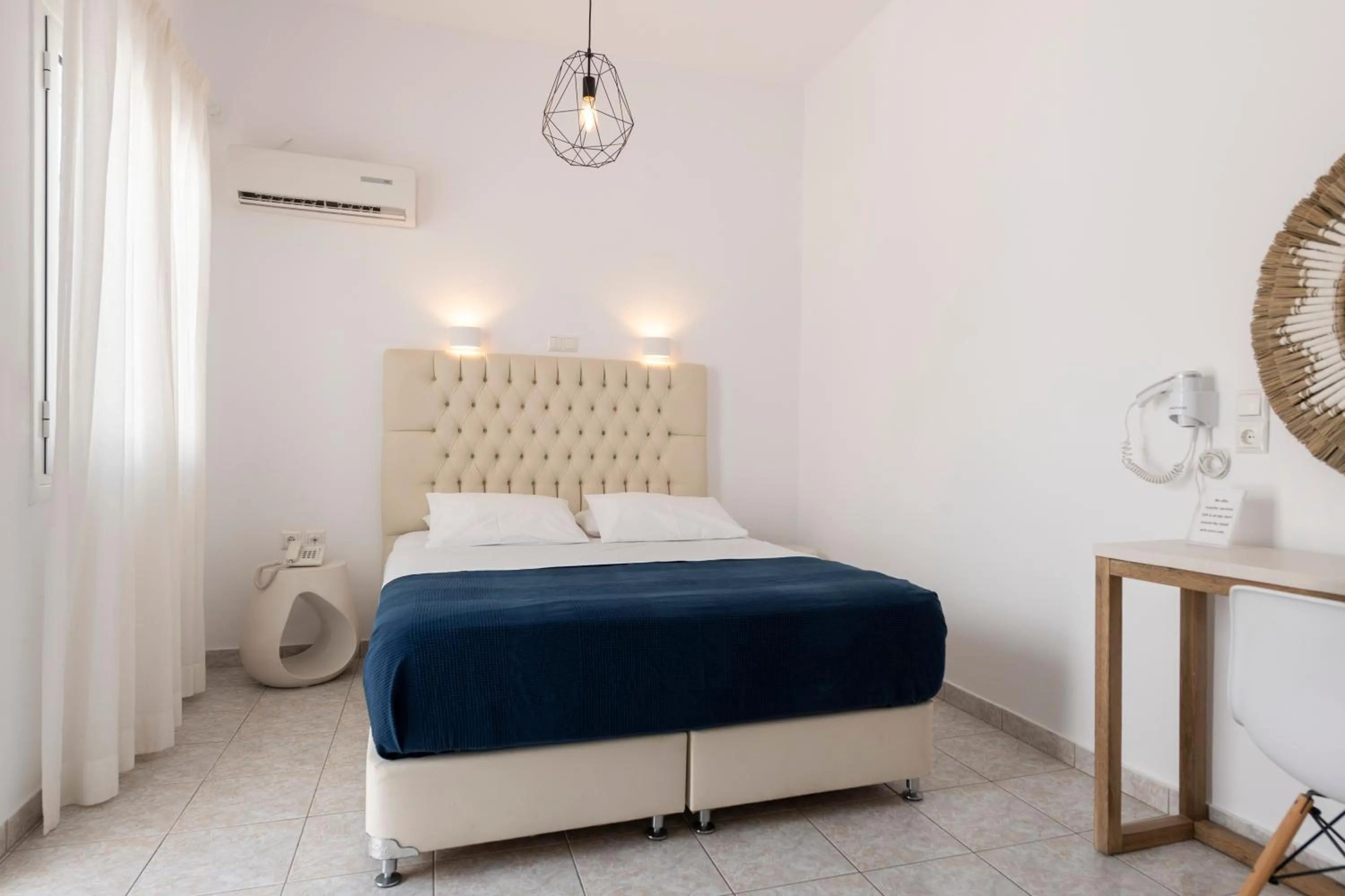 Bed in Galinos Hotel for adults only