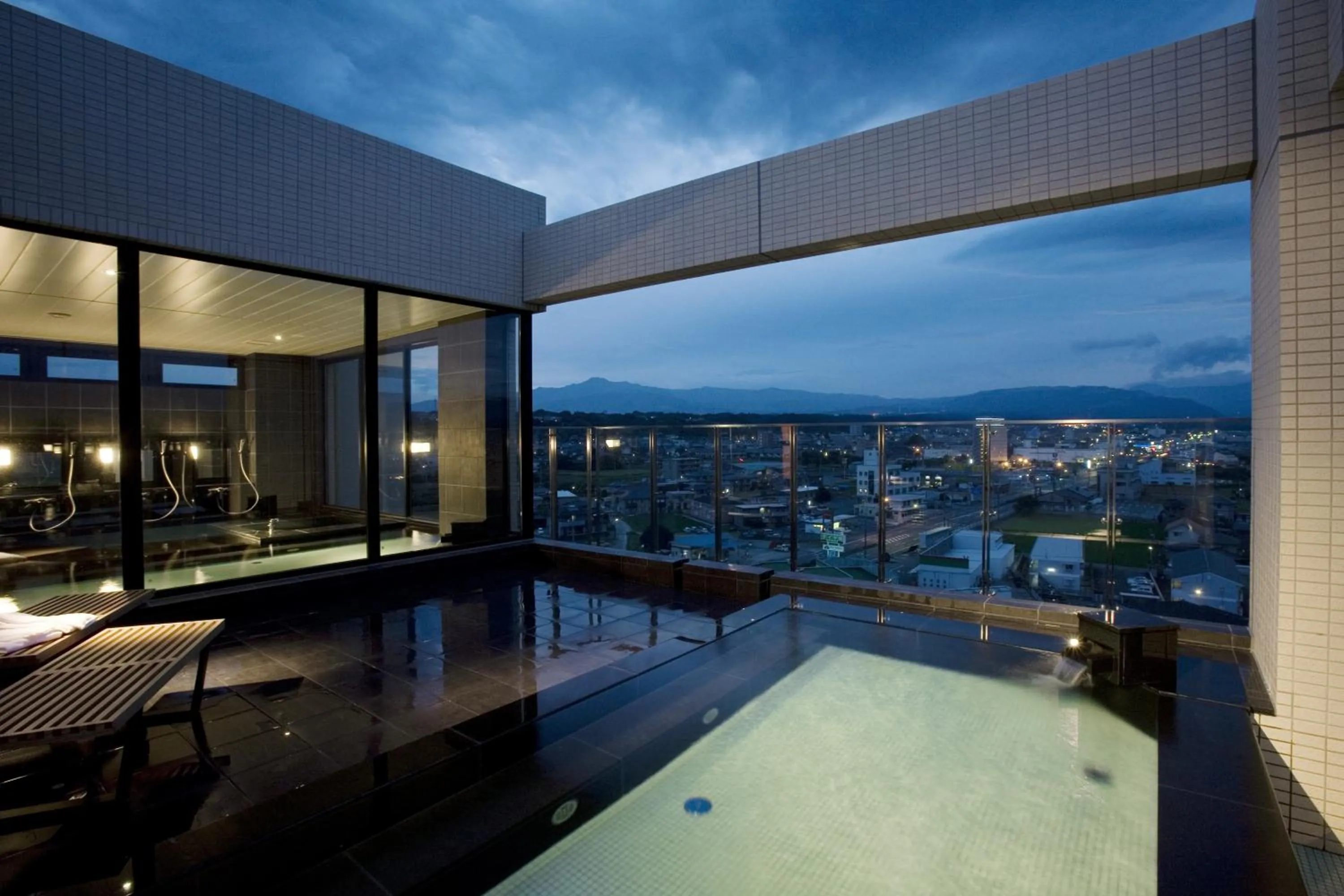 Open Air Bath in Candeo Hotels Ozu Kumamoto Airport