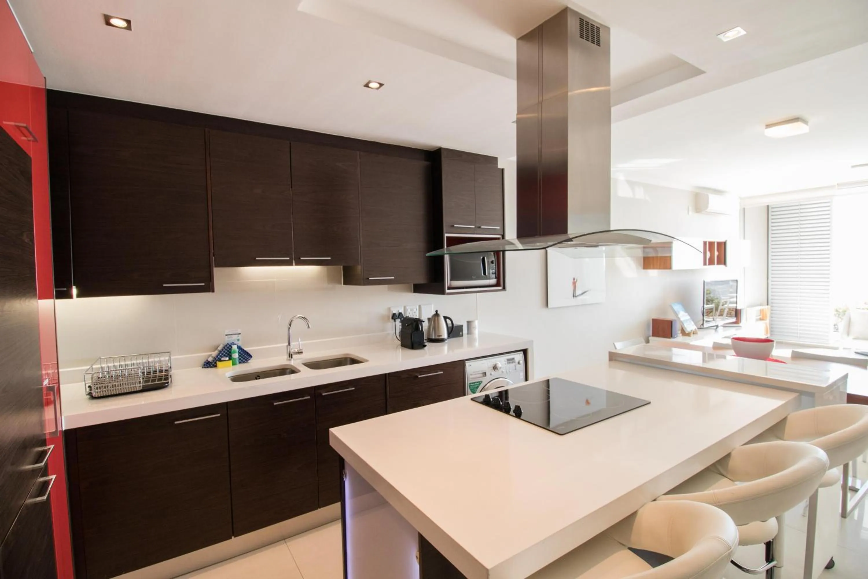 kitchen in The Crystal Apartments
