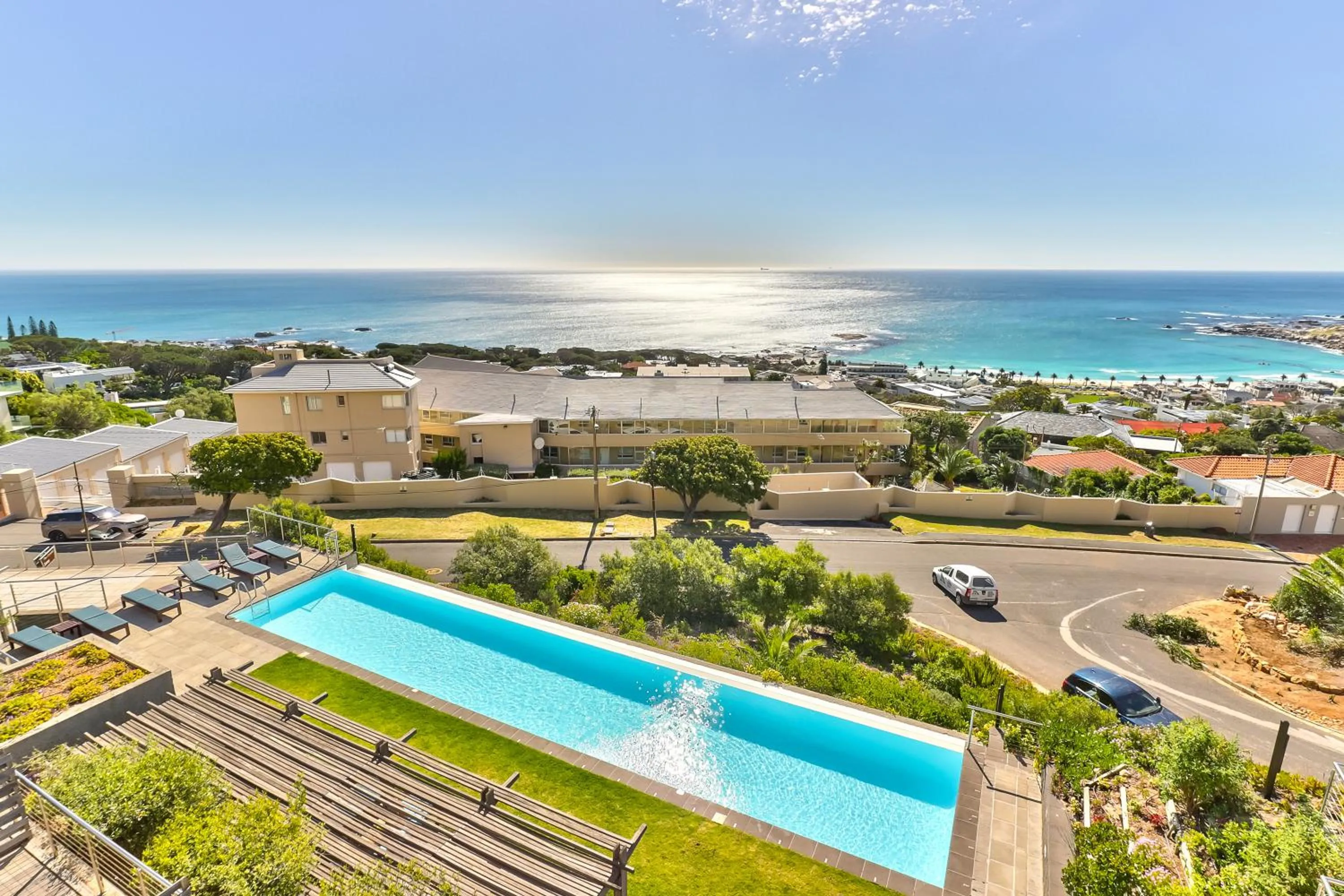 Swimming pool in The Crystal Apartments