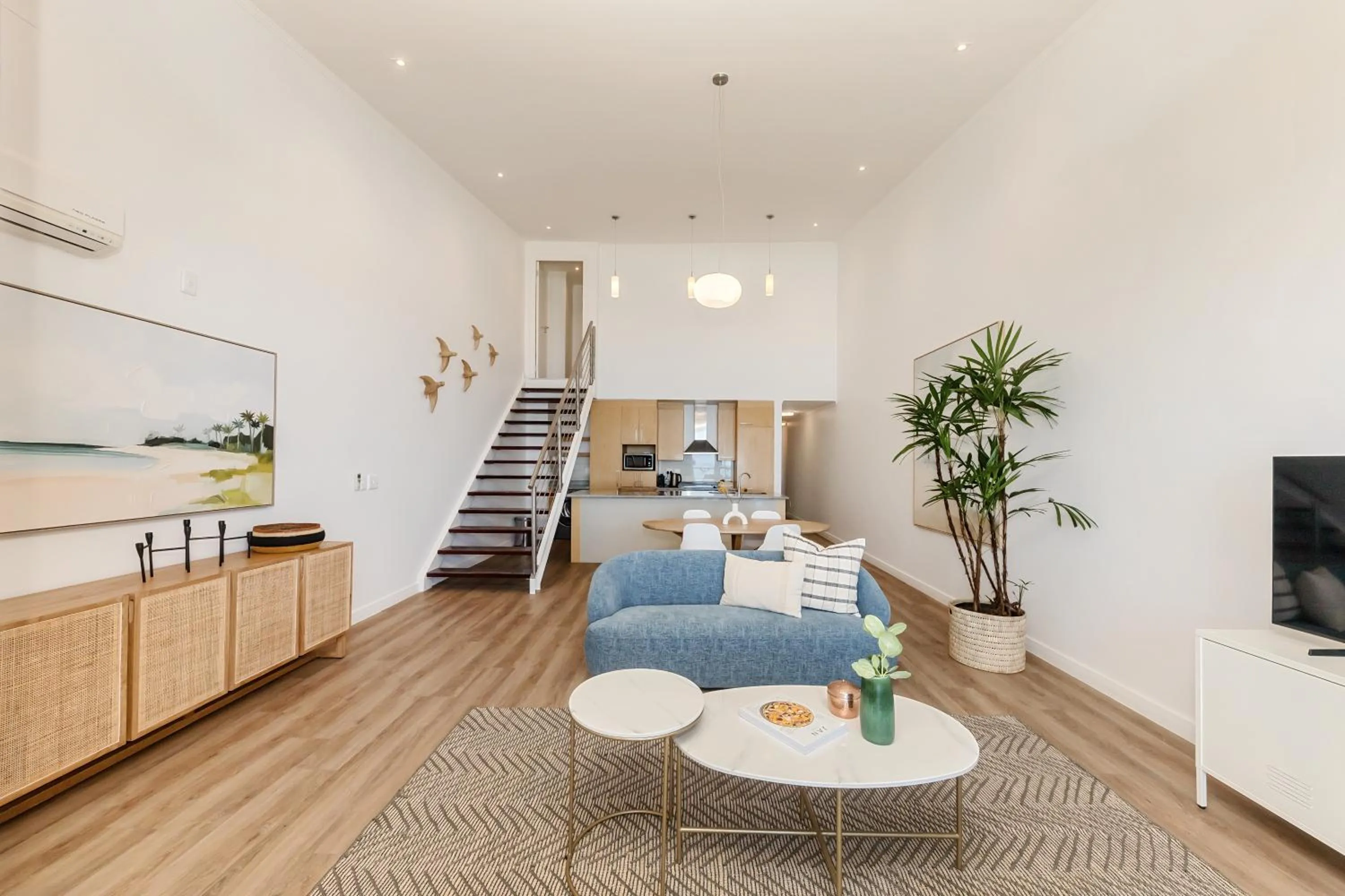 Seating area in The Crystal Apartments