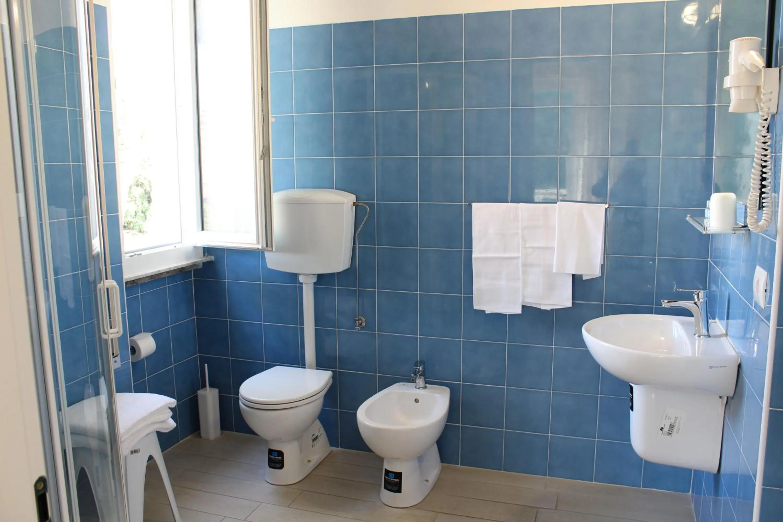 Shower in Hotel Luca