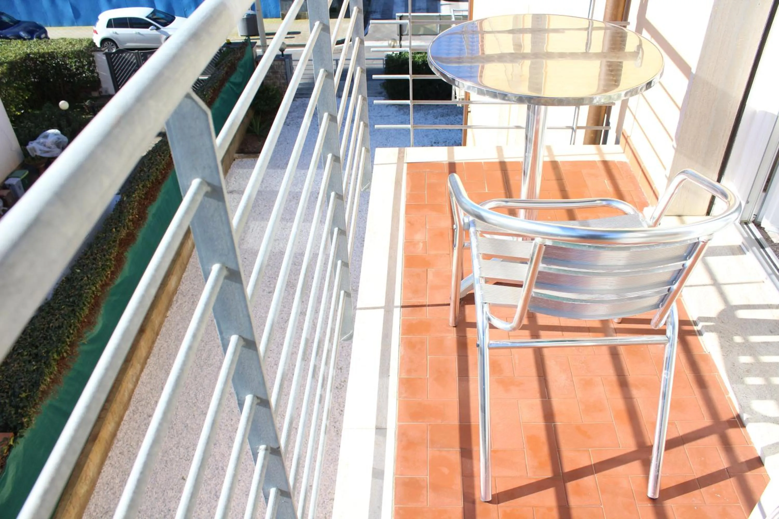 Garden view in Hotel Luca