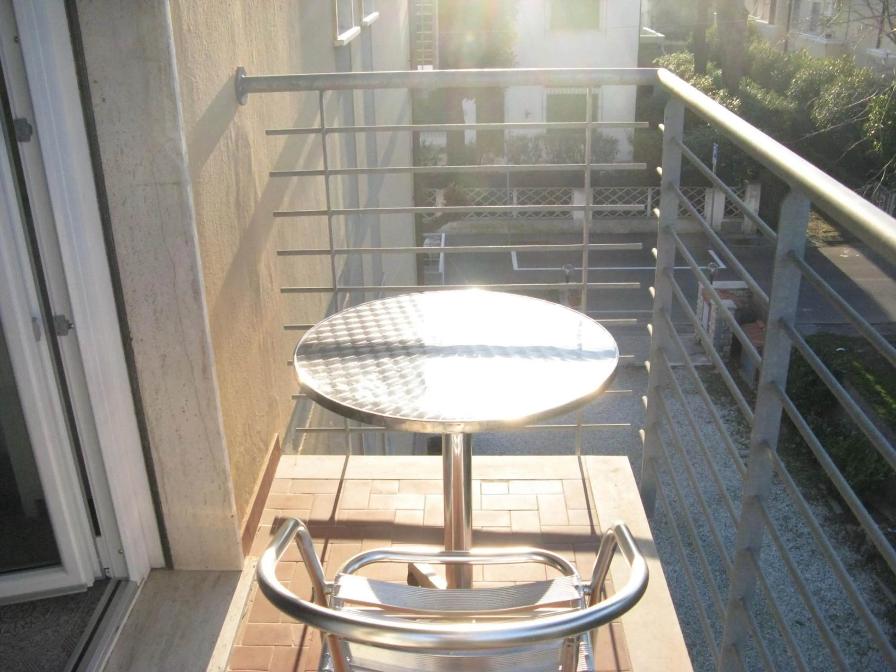 Garden view in Hotel Luca