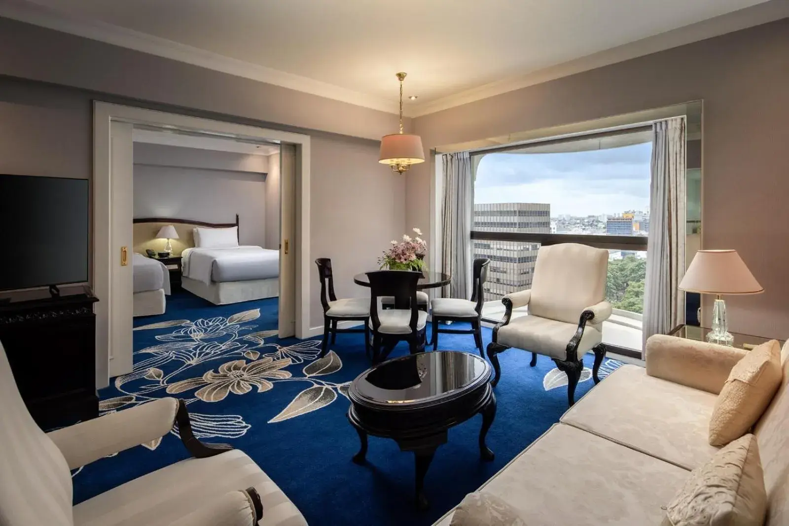 Living room, Bed in Sari Pacific Jakarta, Autograph Collection Living room, Bed in Sari Pacific Jakarta, Autograph Collection